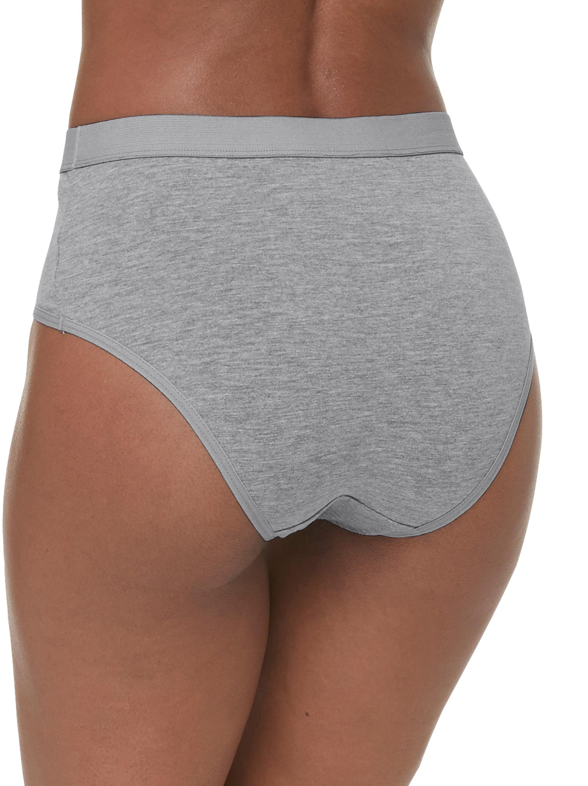 wäschepur Hüftslip - 2x uni + 2x geringelt