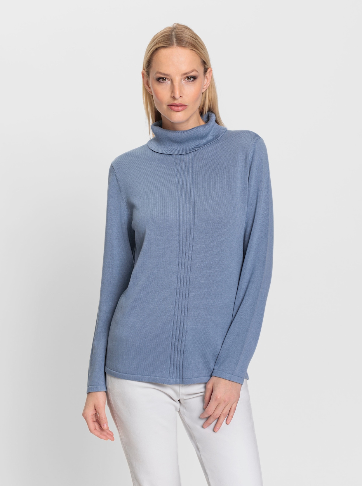 heine Rollkragenpullover - bleu