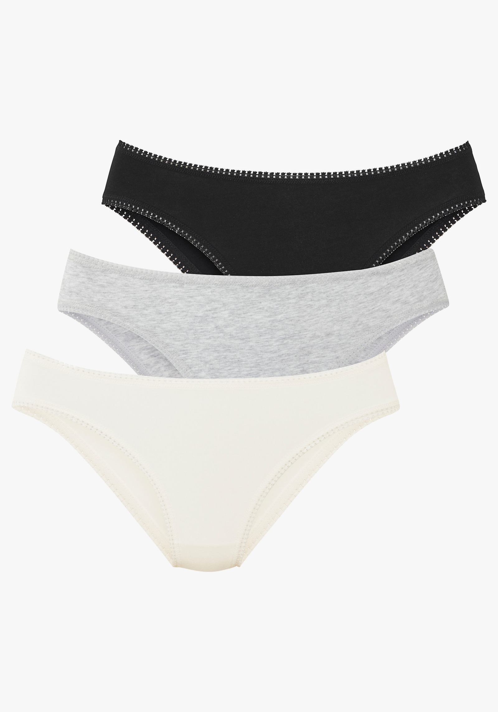 LASCANA Jazz-Pants Slips - creme/schwarz/grau
