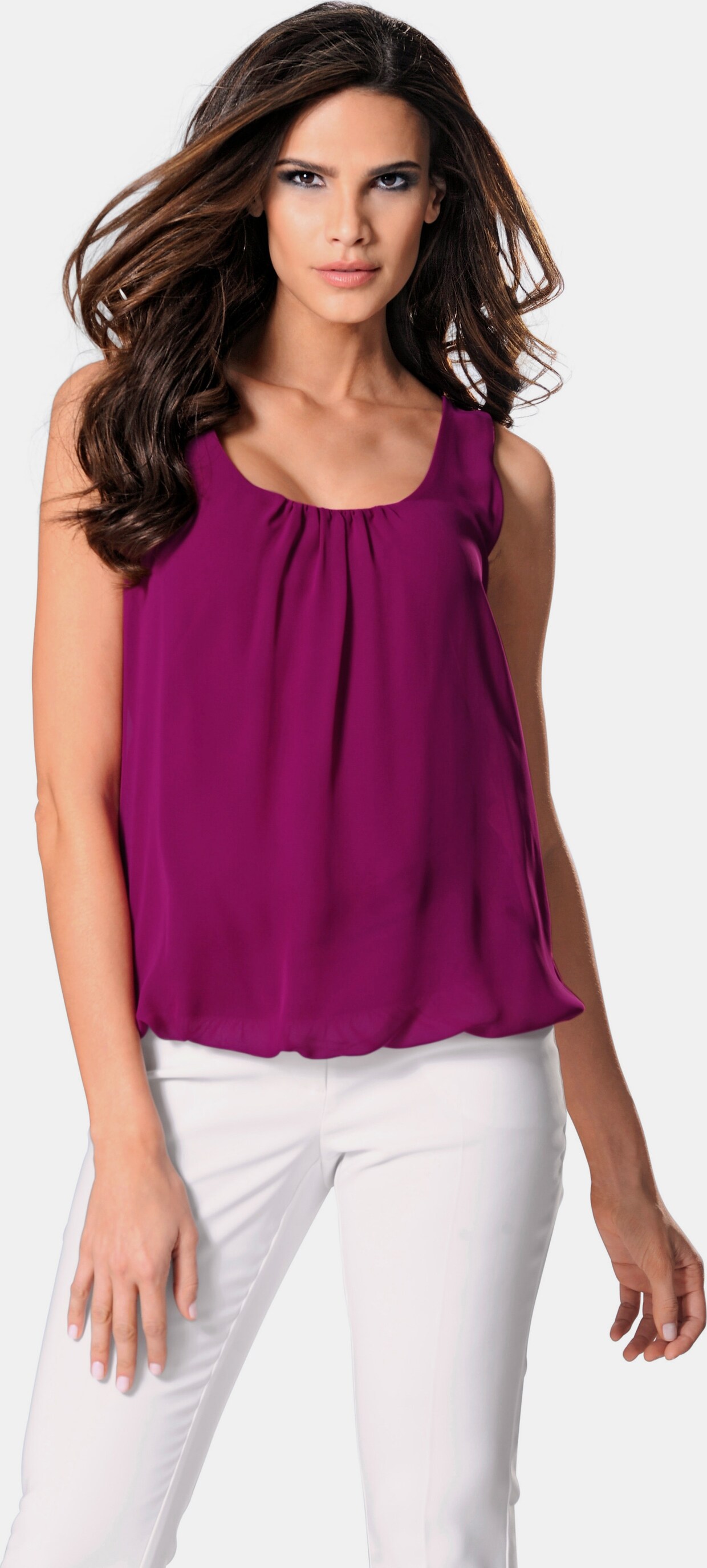 heine Blousetop - bessenrood