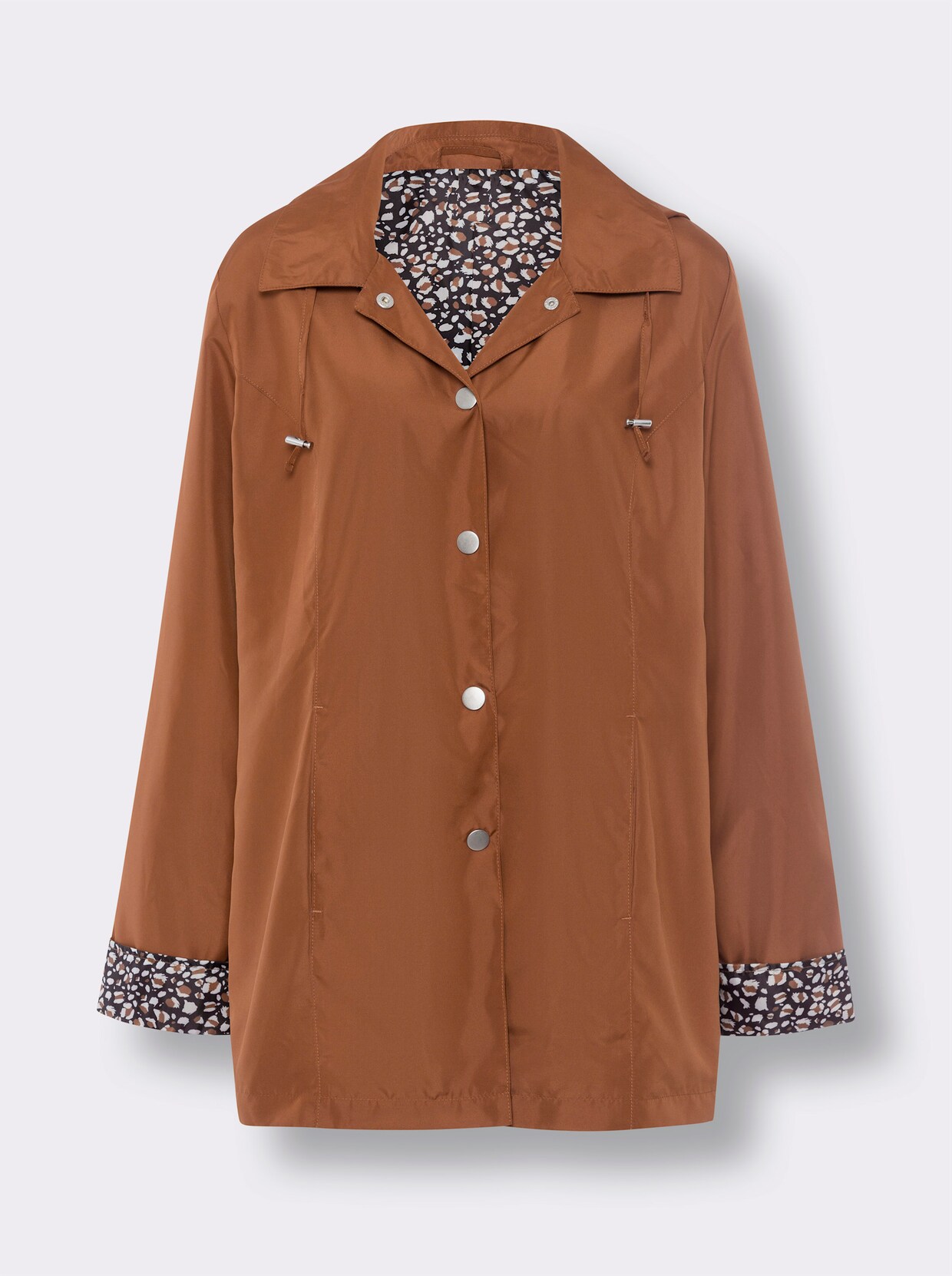 Jacke - cognac