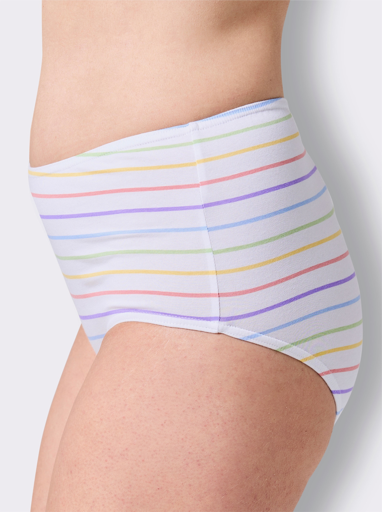 wäschepur Taillenslip - weiß-gestreift