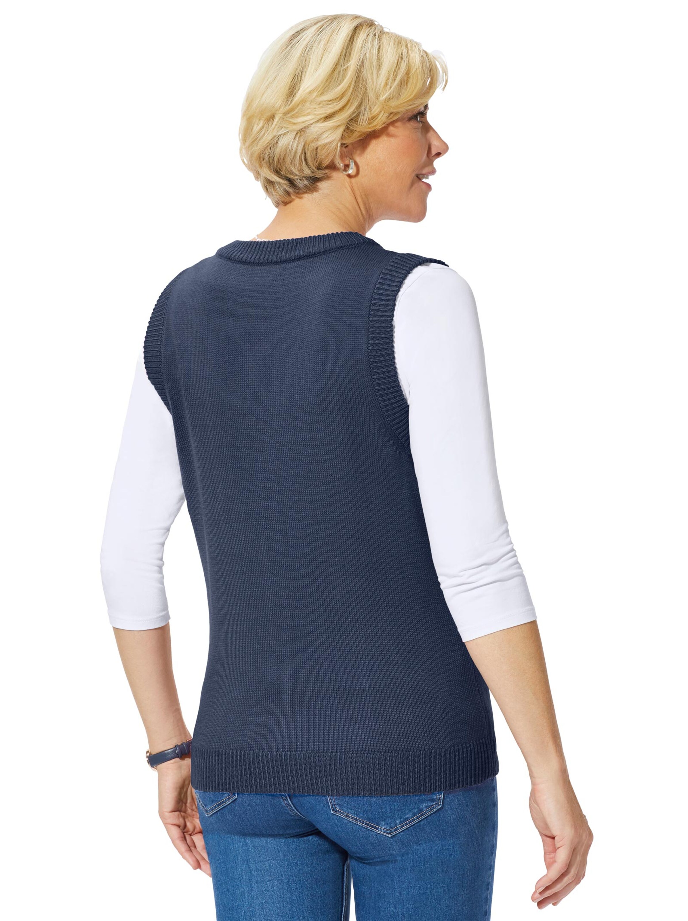 Strickweste - marine