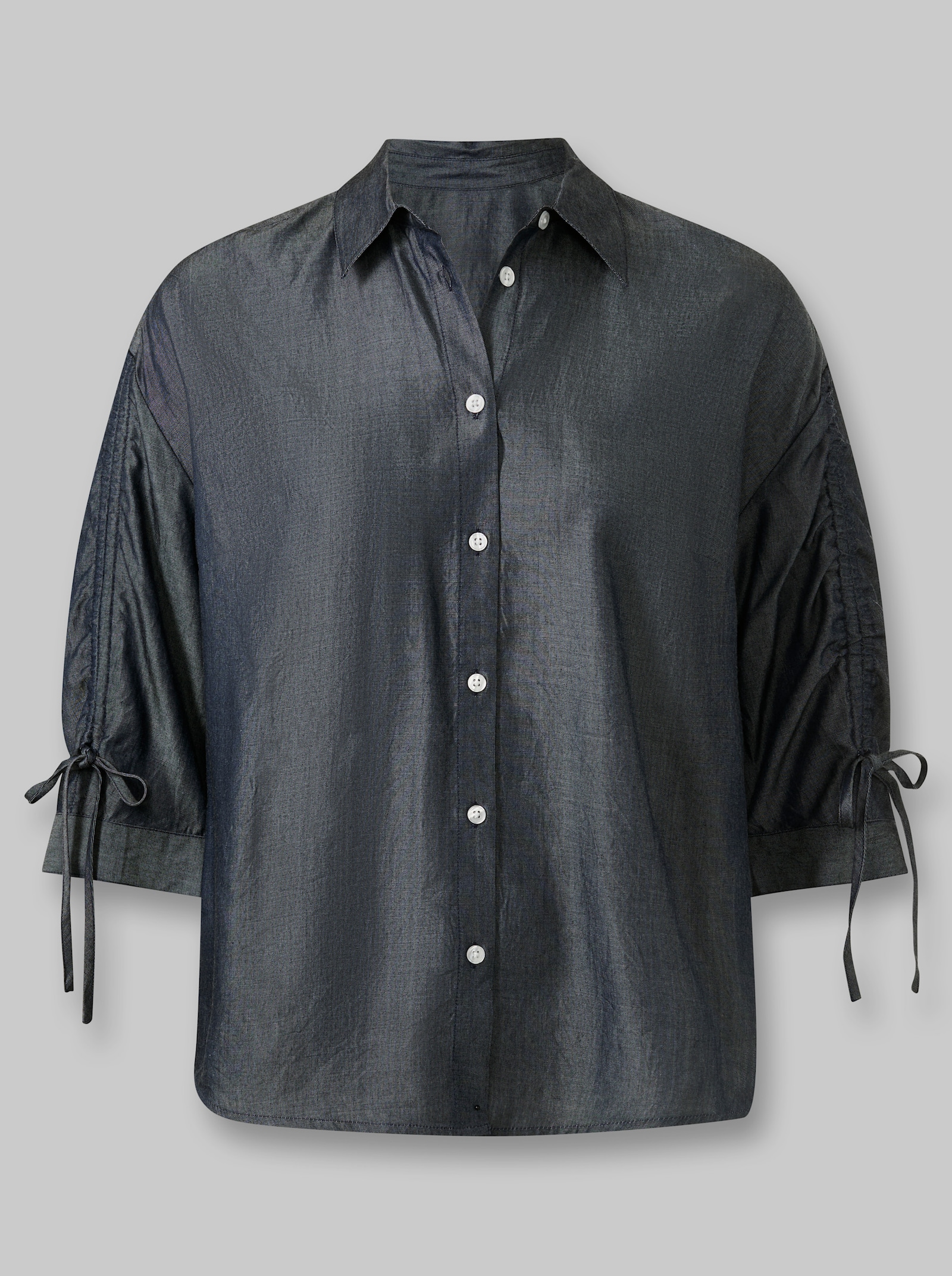 heine Hemdbluse in Denim-Optik - blue-stone-washed