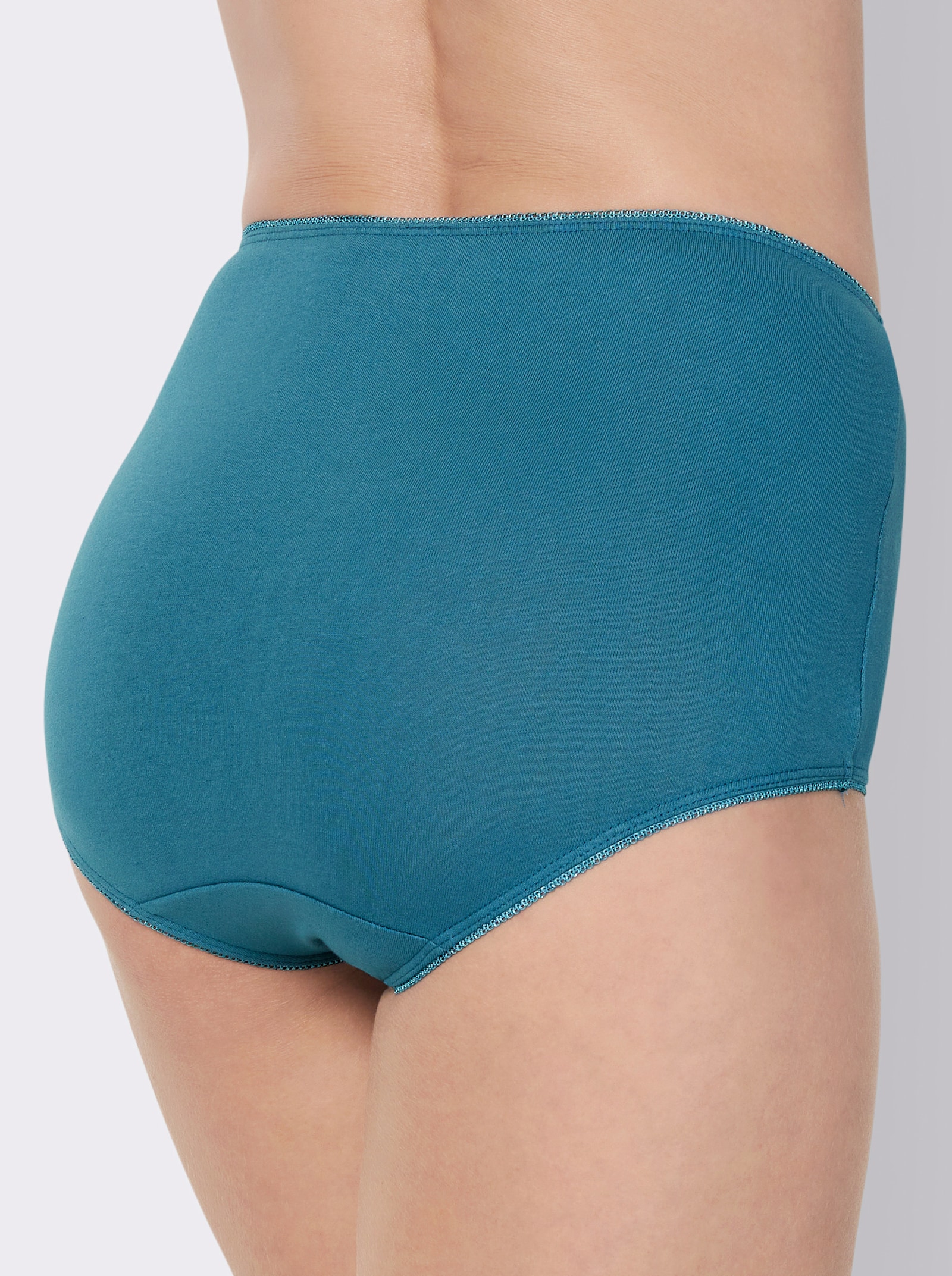 wäschepur Tailleslip met dubbel kruisje - zwart + topaas + marine + bordeaux