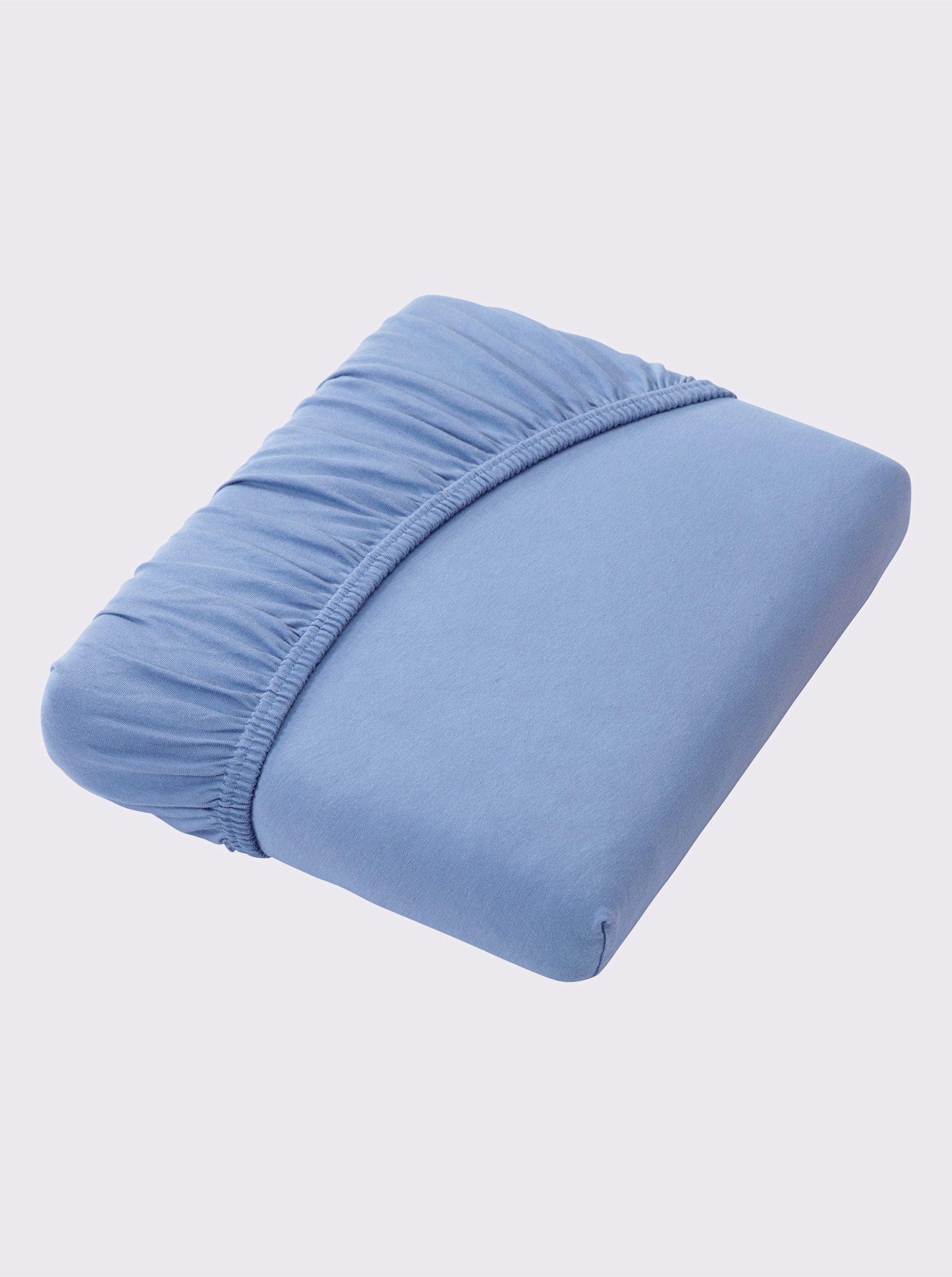 wäschepur Spannbetttuch - taubenblau