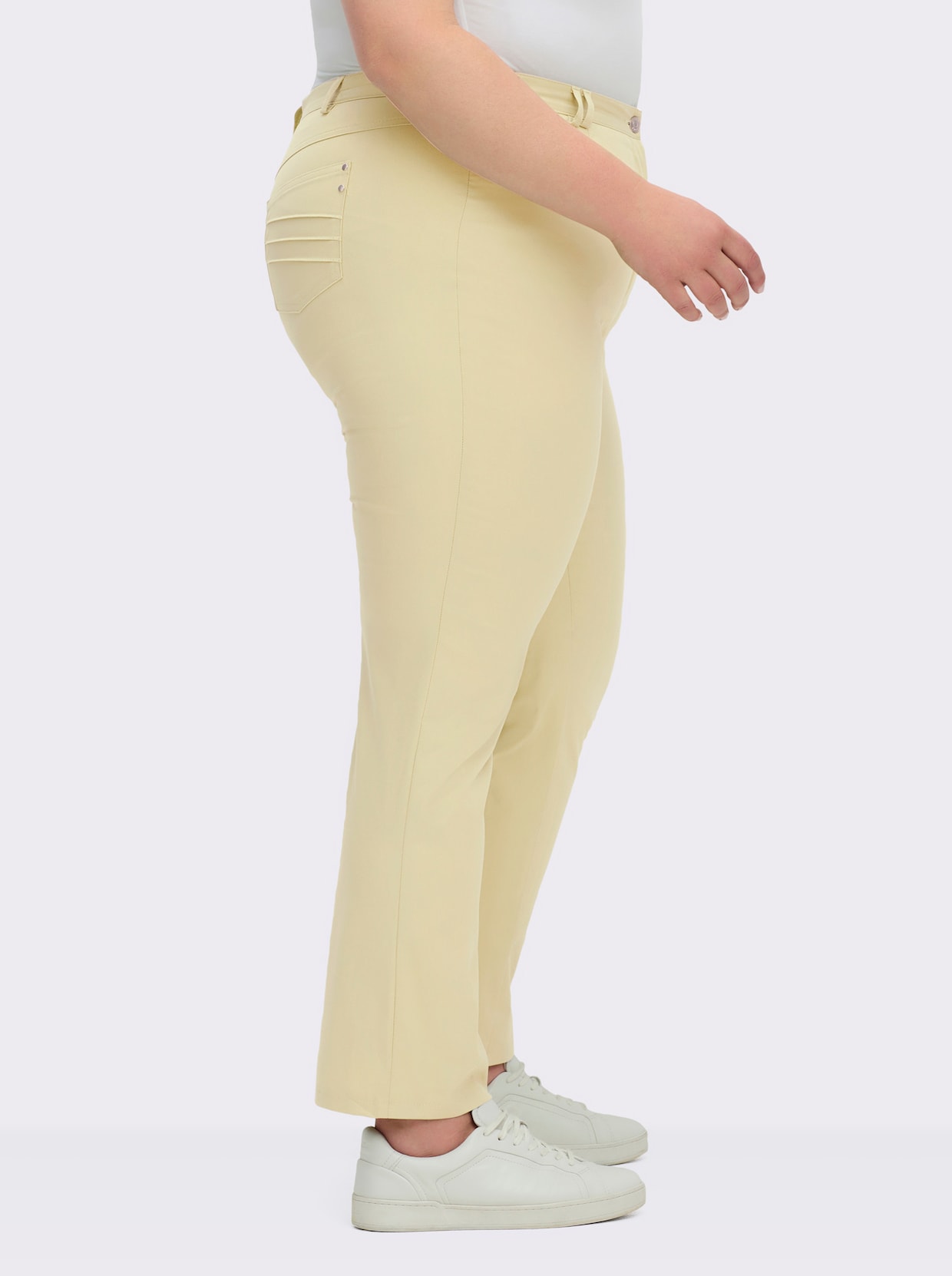 Cosma Funktionshose schmutzabweisend und knitterarm - hellgelb