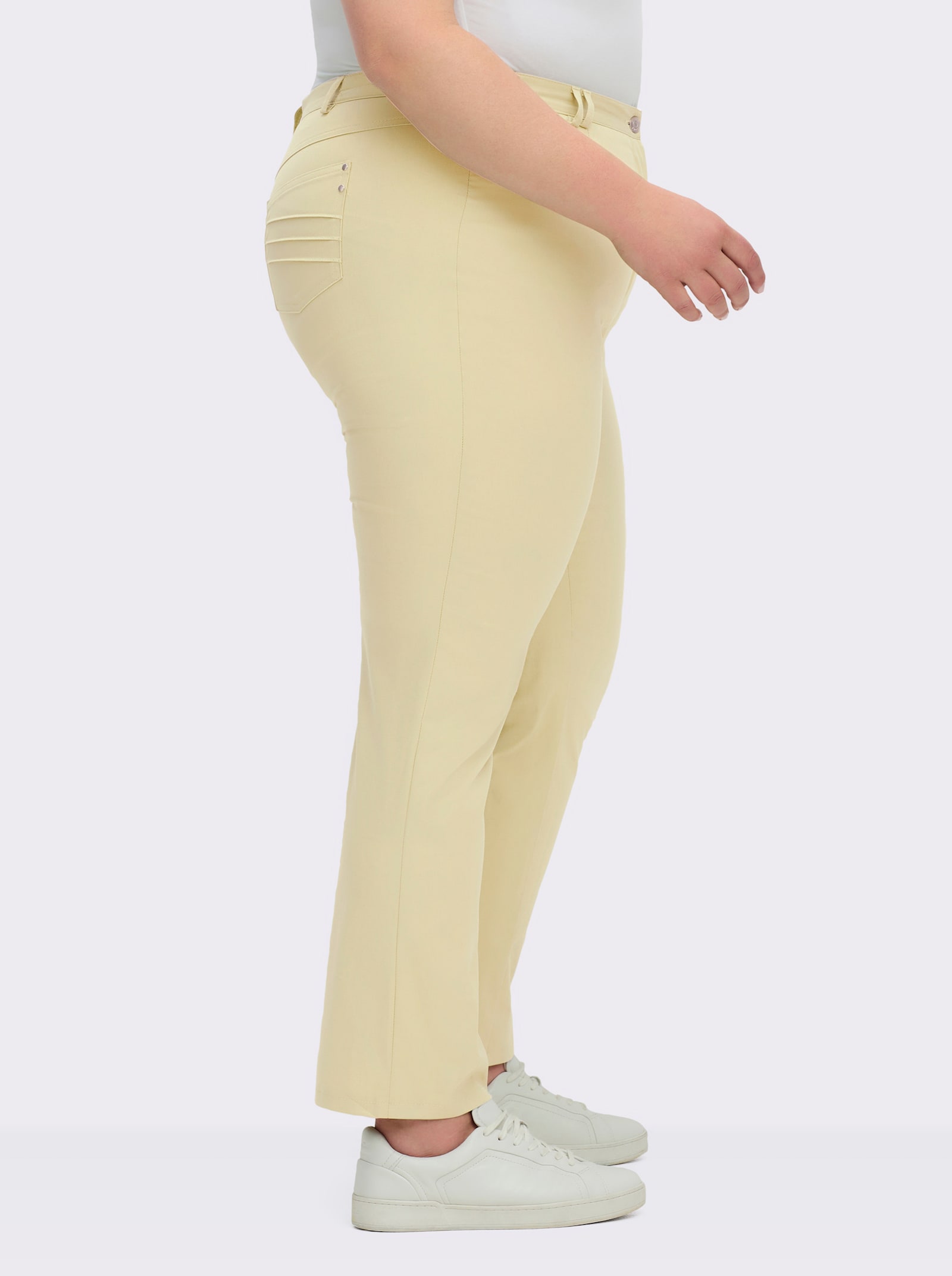 Cosma Funktionshose schmutzabweisend und knitterarm - hellgelb