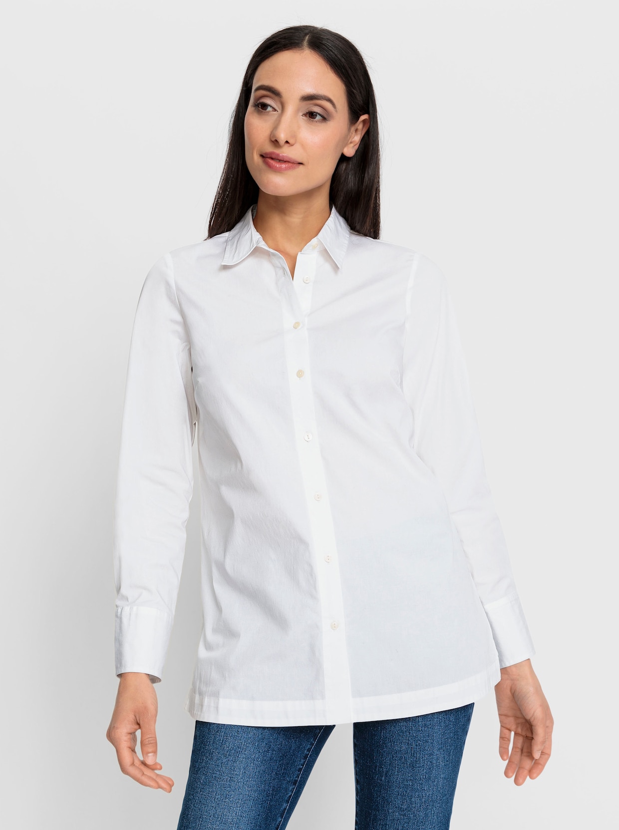 heine Longbluse - weiss