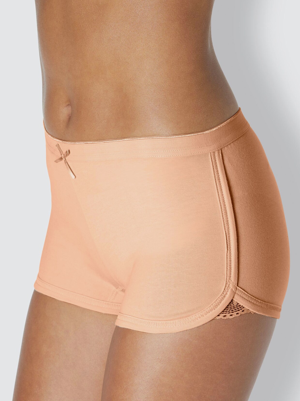 wäschepur Hipster - weiß- apricot