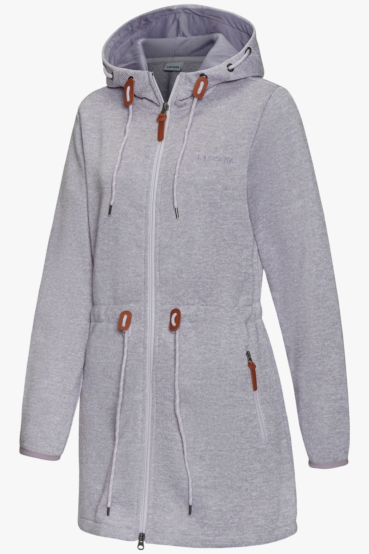 LASCANA Fleecejacke - lila