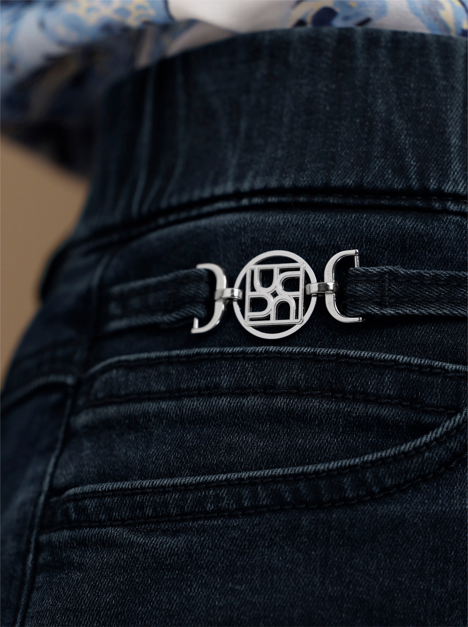 Stretch-Jeans im Bootcut-Style - darkblue-stone-washed