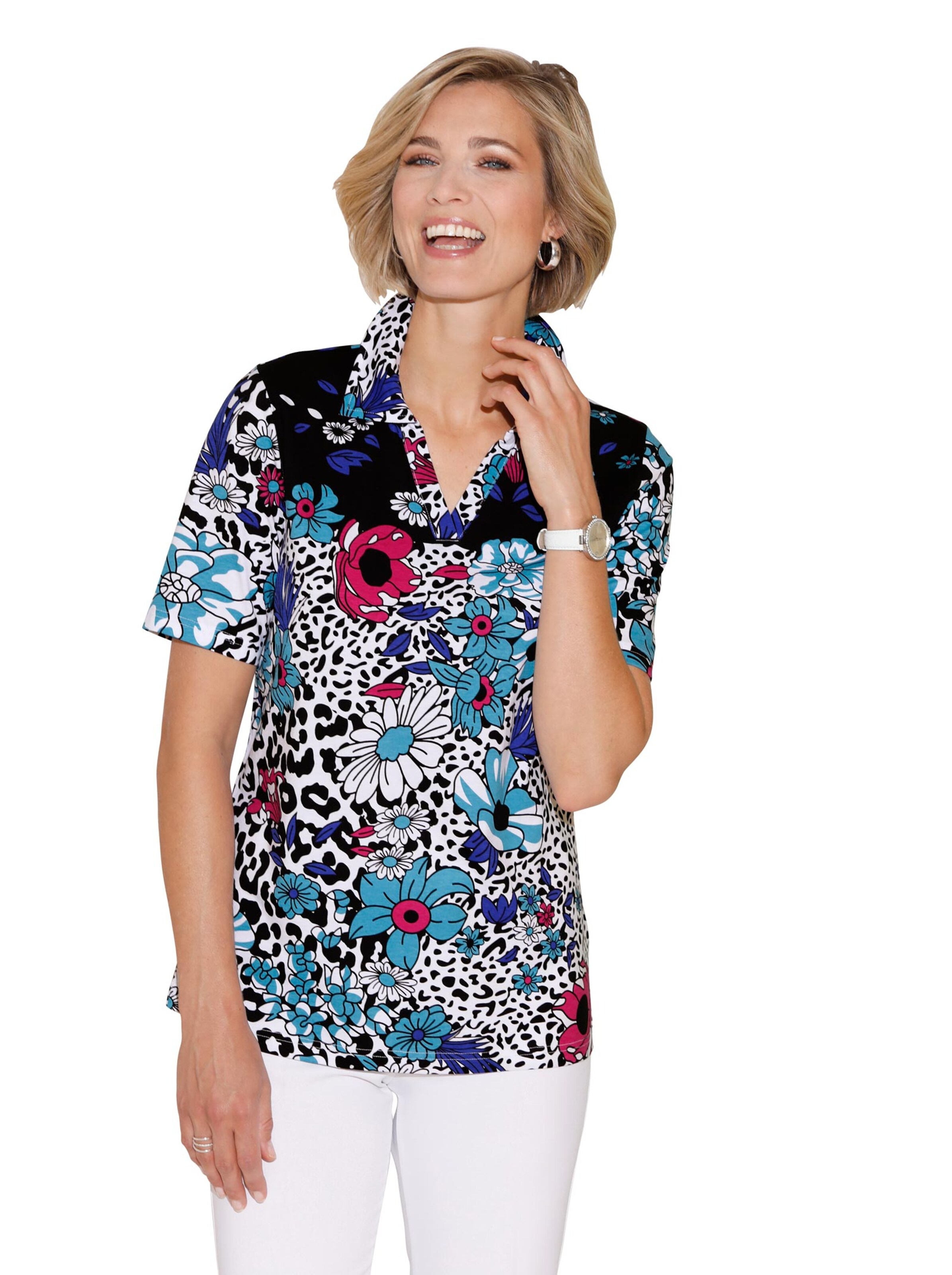 Shirt - aqua-bedruckt