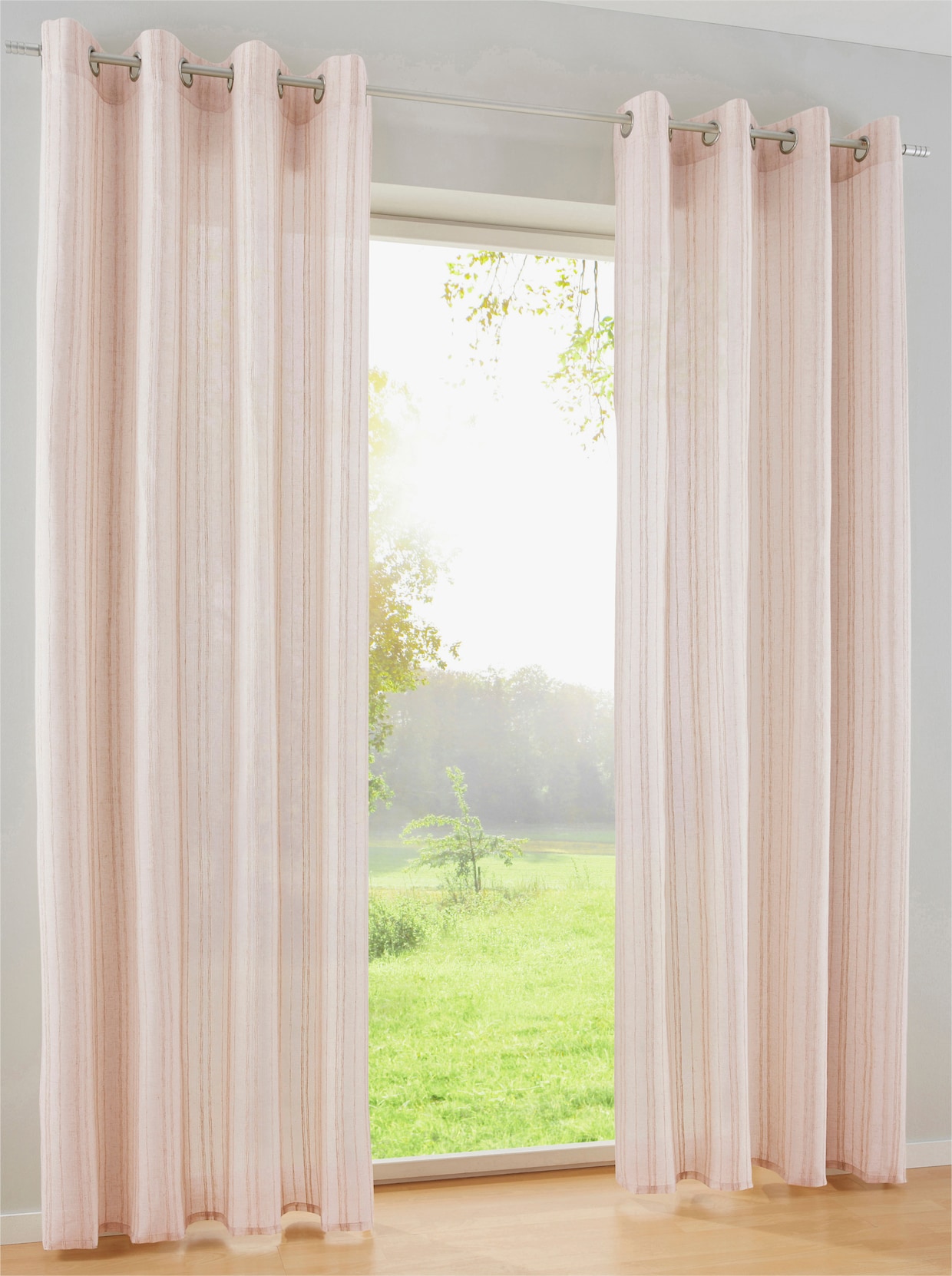 heine home Decoratieve vitrage - naturel