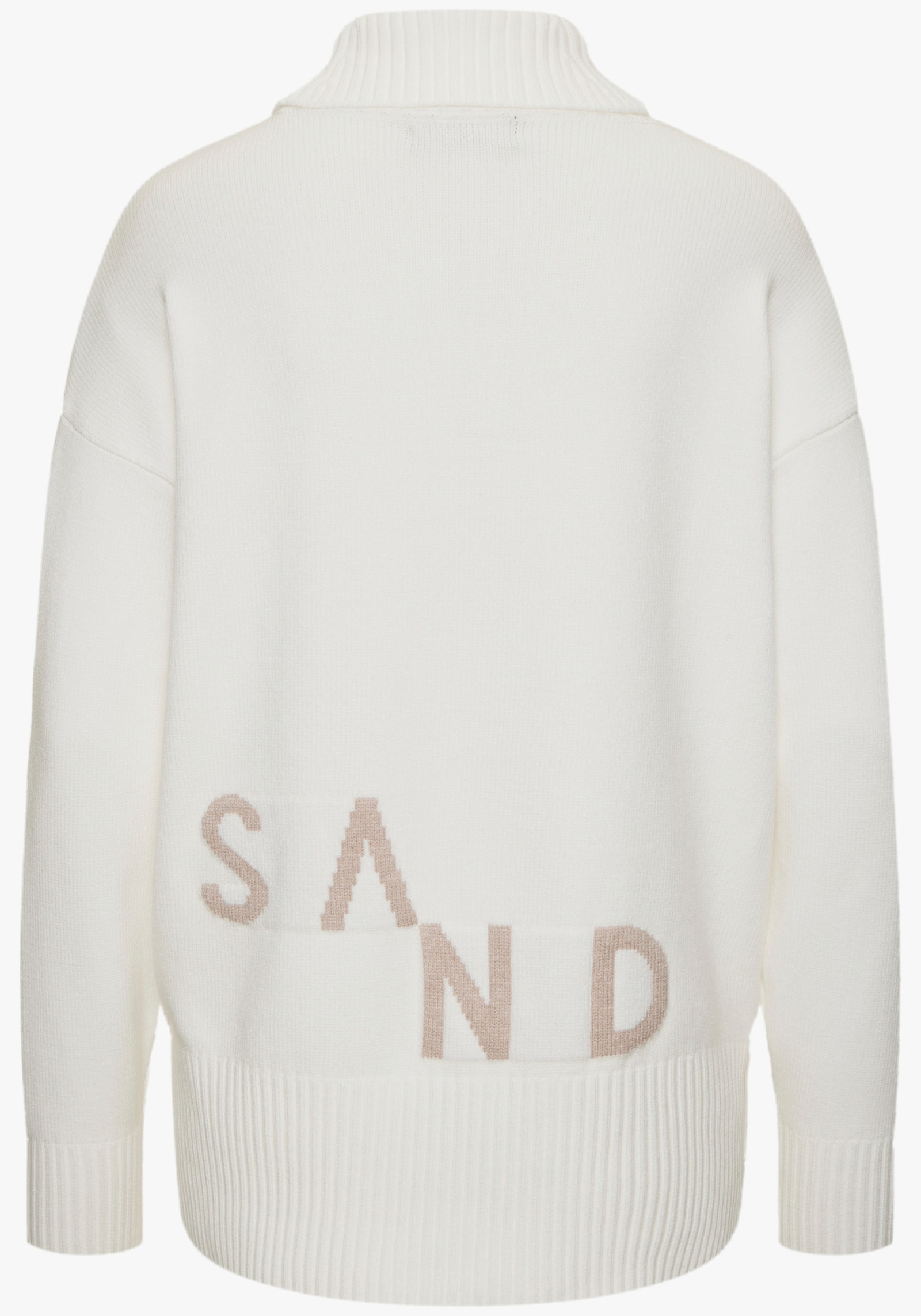 Elbsand Rollkragenpullover - weiß