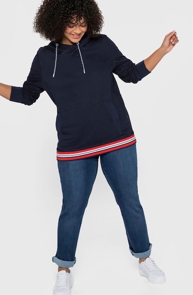 sheego Gerade Jeans - dark blue denim