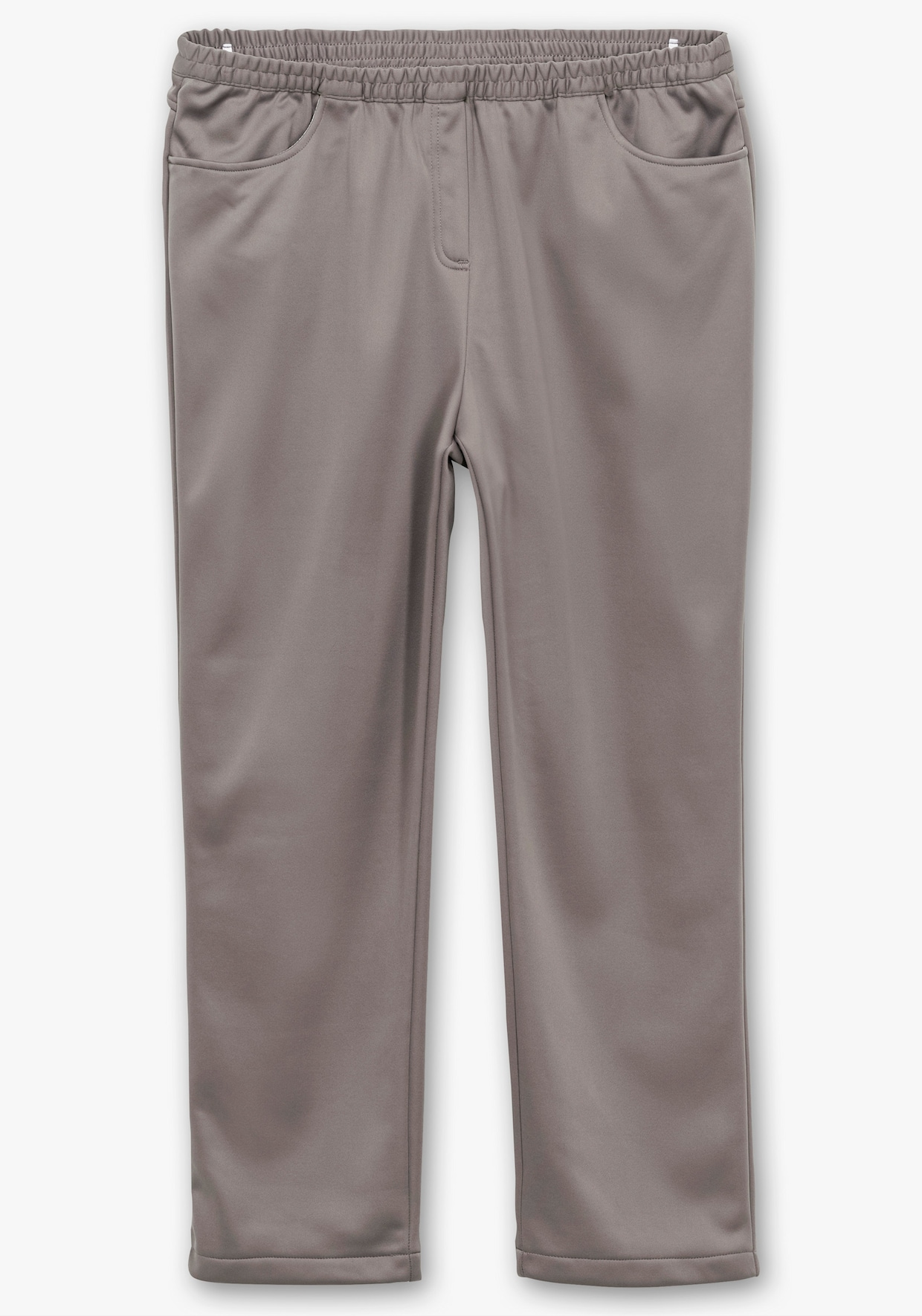 Thermohose mit Fleece-Futter - silbergrau