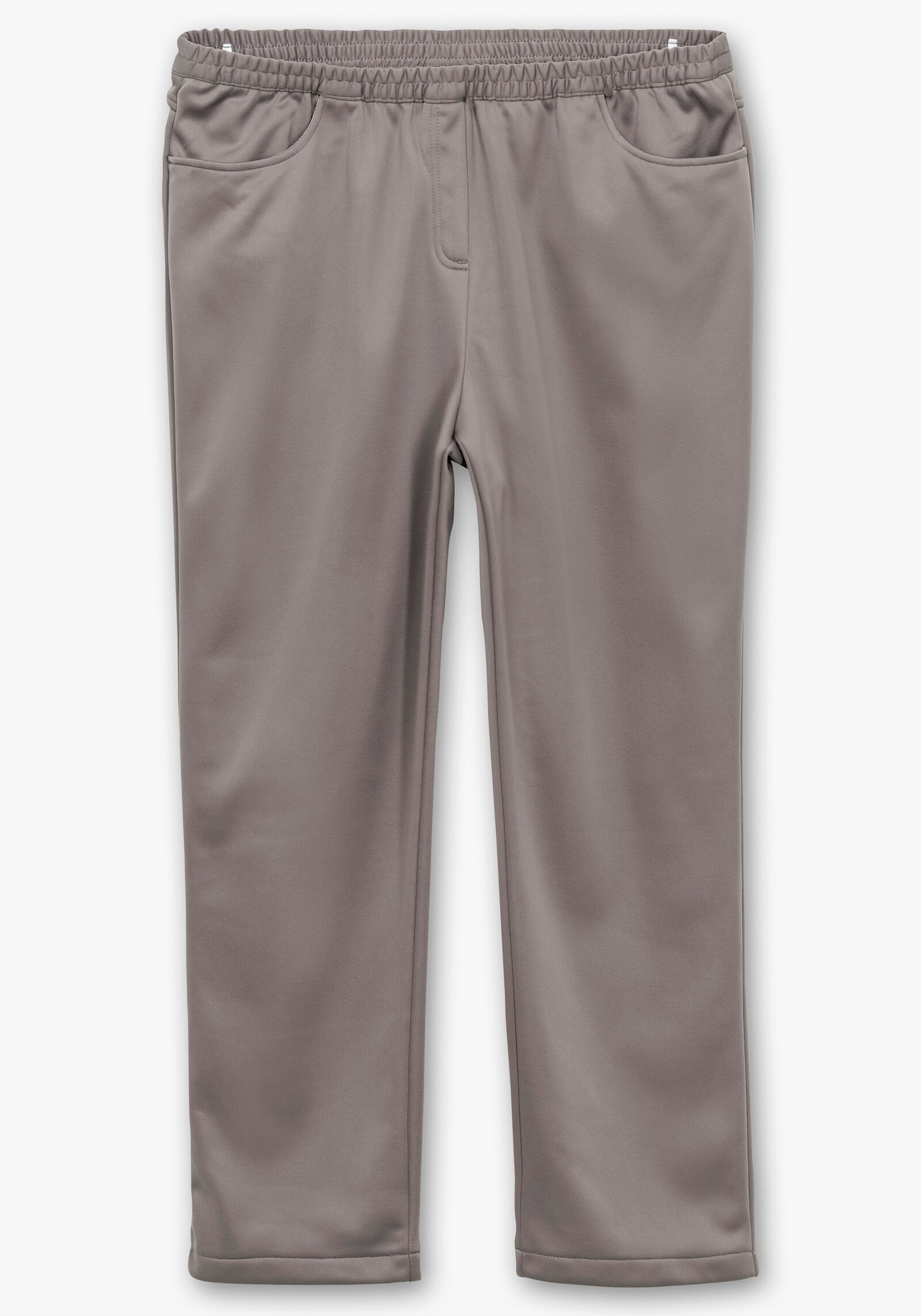 Thermohose mit Fleece-Futter - silbergrau