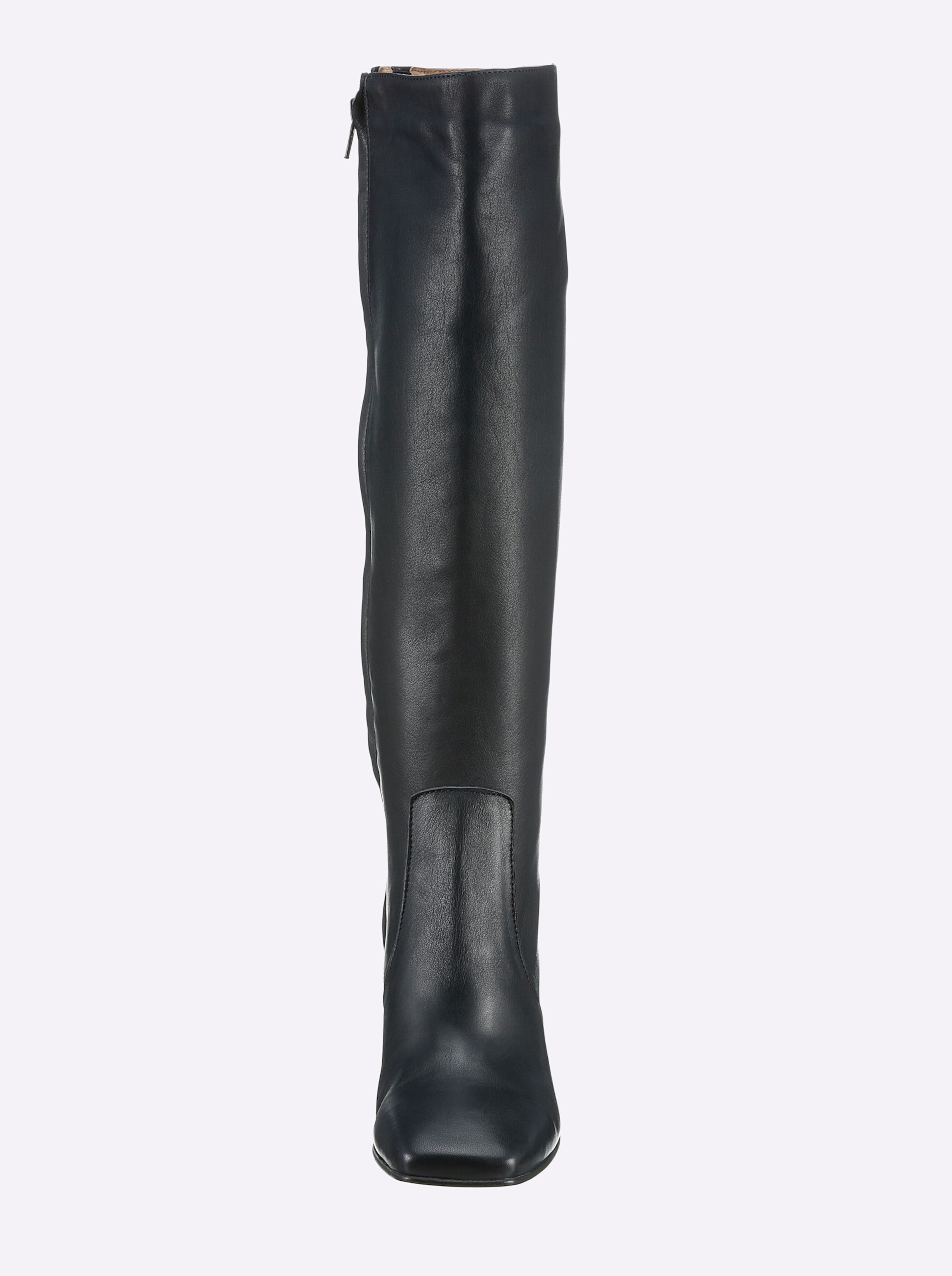 Rind&Chili günstig Kaufen-Stiefel in schwarz von heine. Stiefel in schwarz von heine <![CDATA[Stiefel Made in Portugal. Weiches Rind-Nappaleder. Futter: Textil. Innensohle: Leder. Mit Reißverschluss. Schaft-H/B ca. 38/34 cm. Blockabsatz, Höhe ca. 90 mm.]]>. 