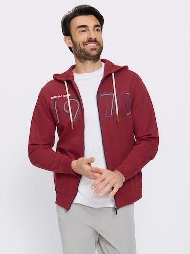 Catamaran Sweatjacke mit Front-Druck - kirsche-bedruckt