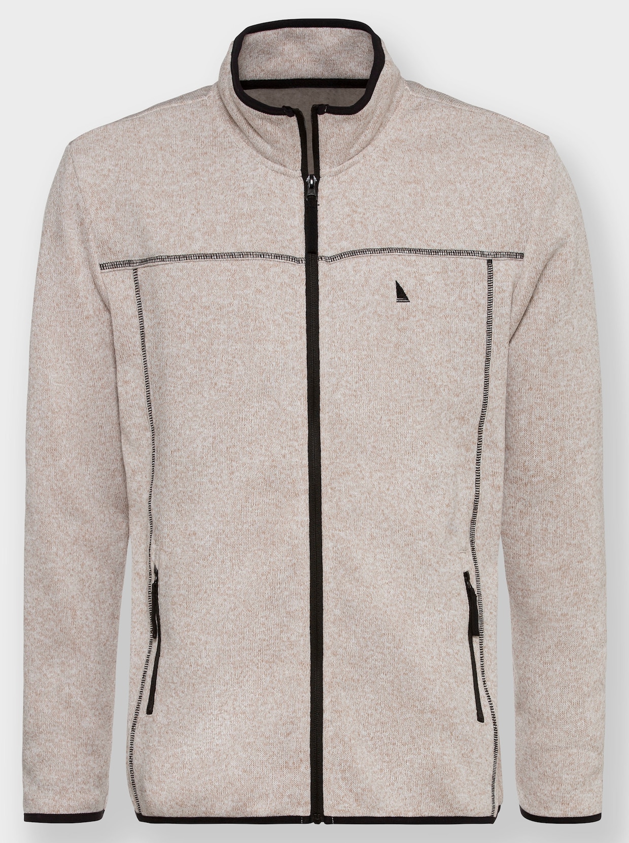 Catamaran Fleece-Jacke - beige-meliert