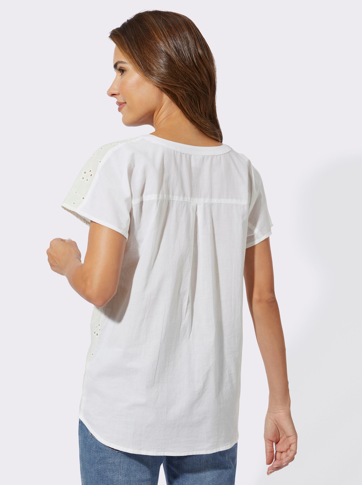 Comfortabele blouse - wit