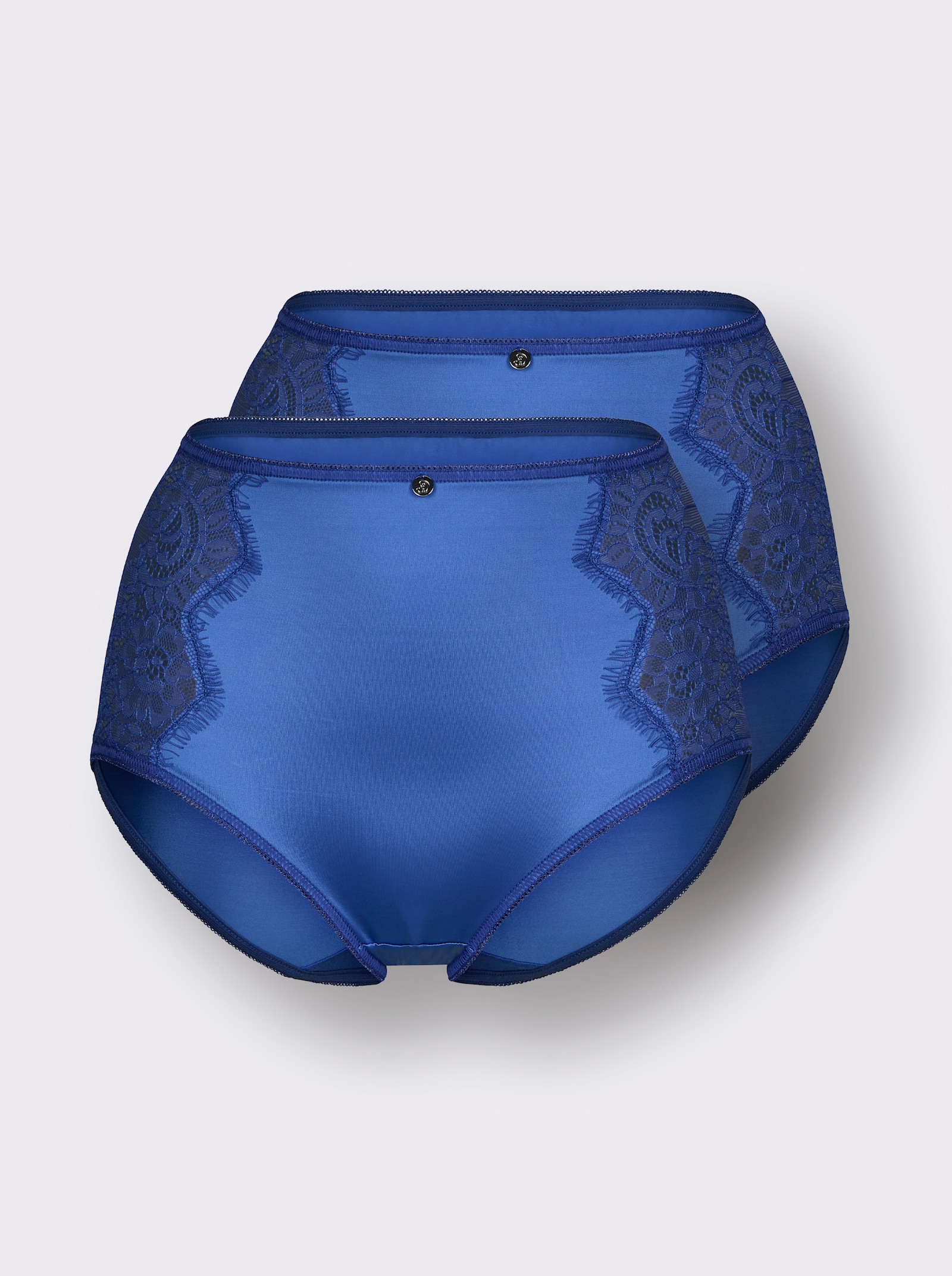 wäschepur Taillenslip mit Spitzeneinsatz - royalblau