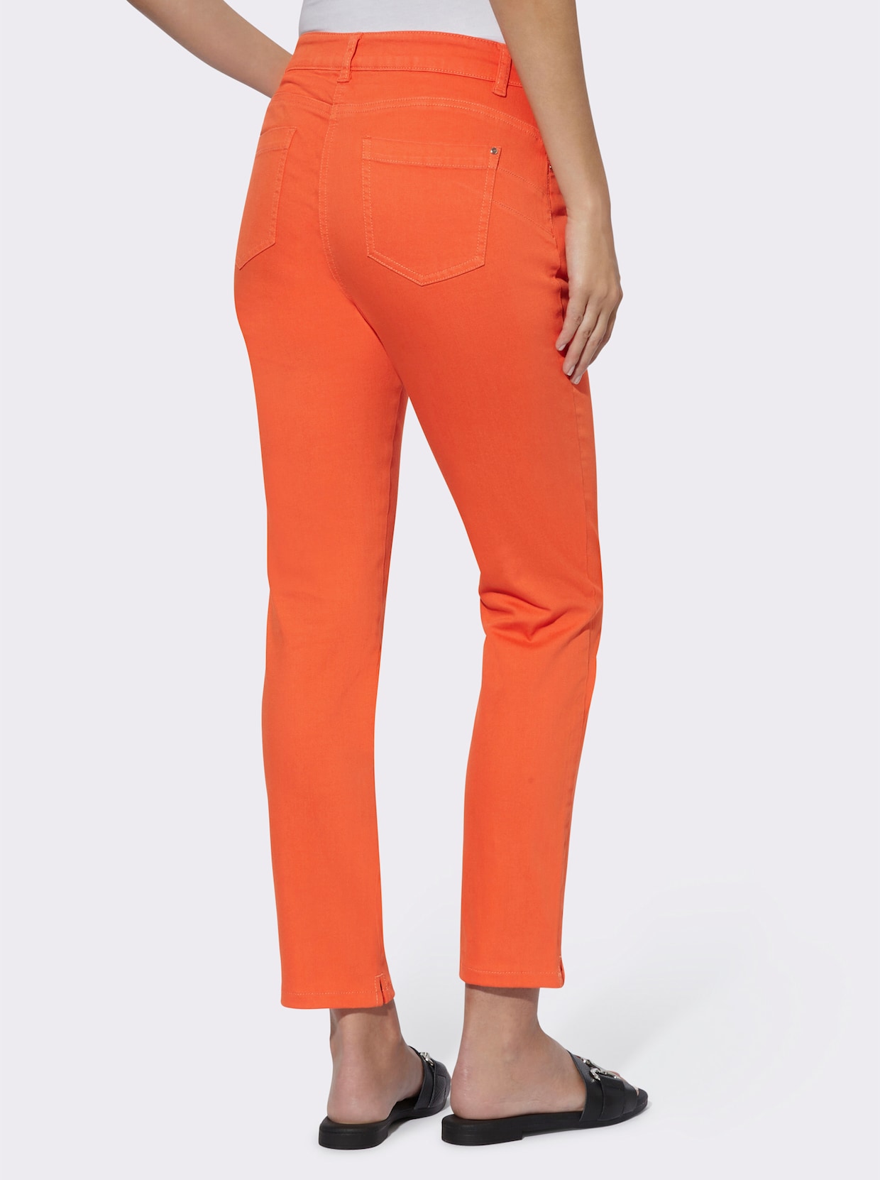 heine 5-pocketjeans - oranje