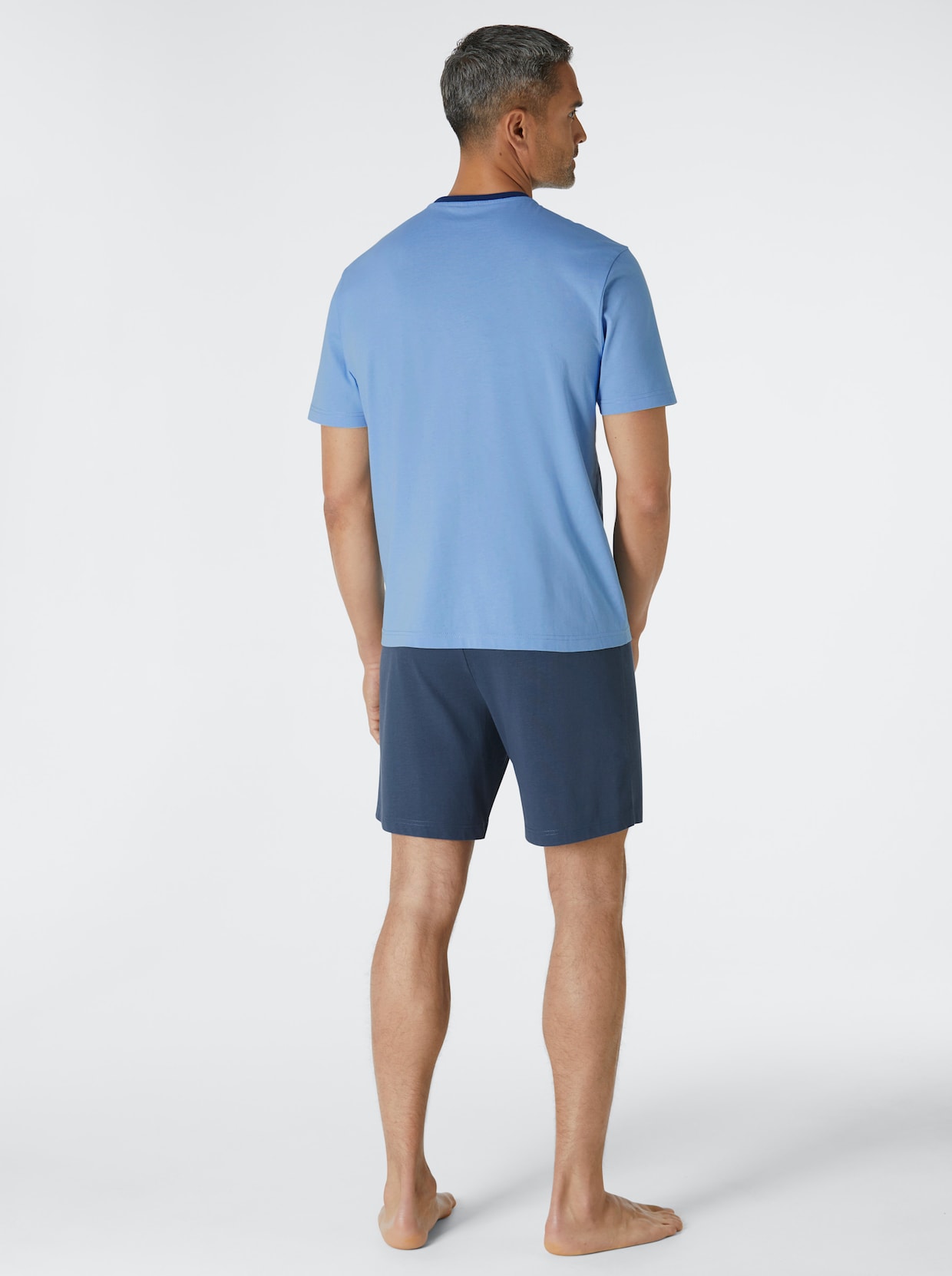 wäschepur men Shortys - himmelblau + mint