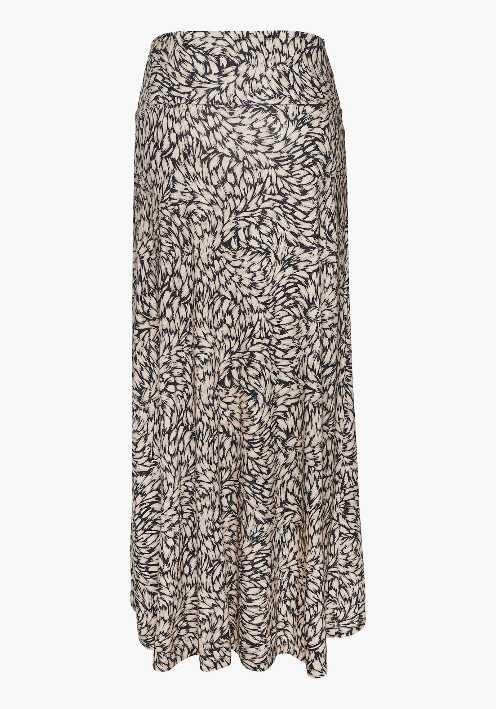 Buffalo Jerseyrok - zwart/taupe bedrukt