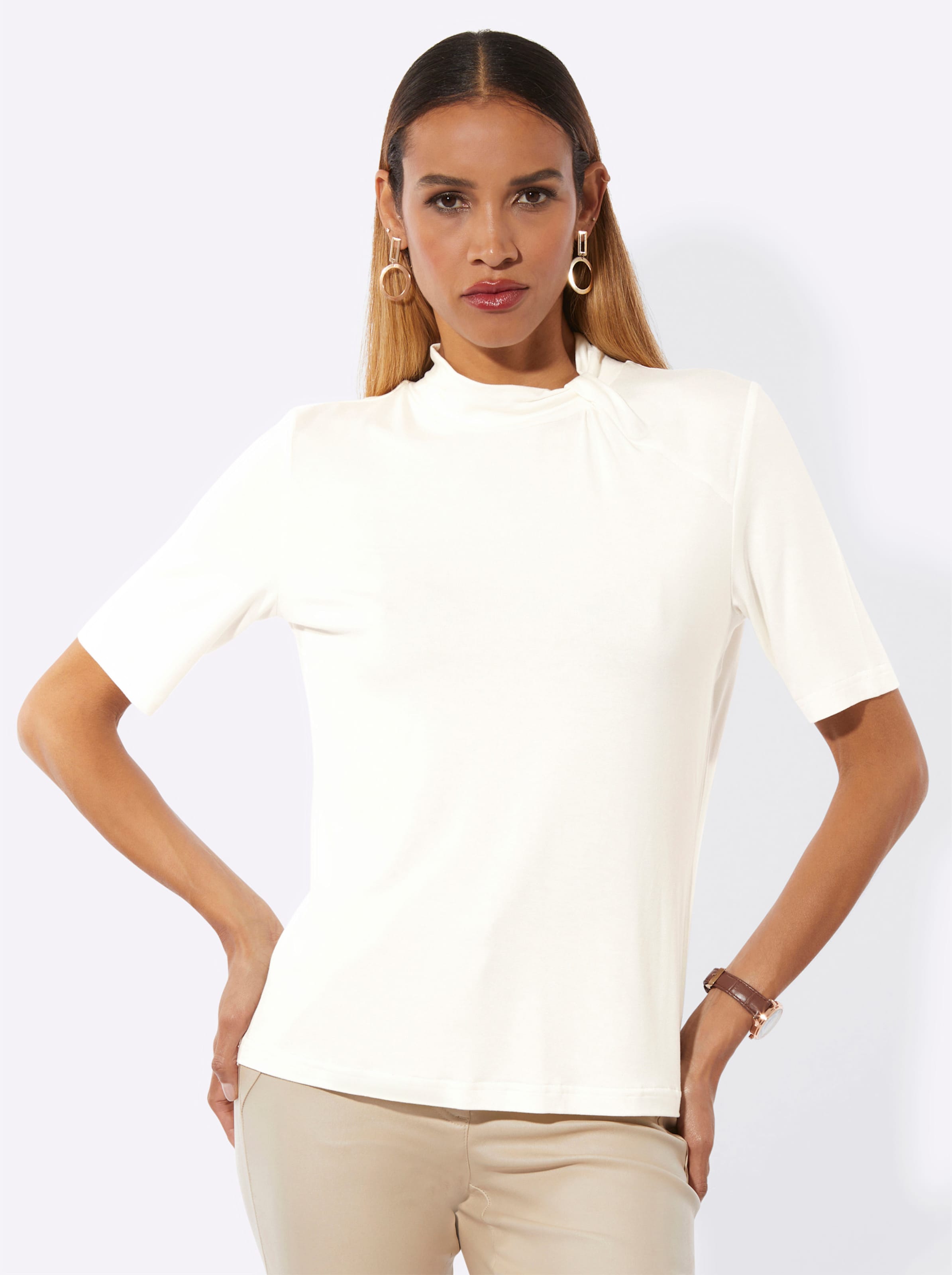 Stehkragenshirt