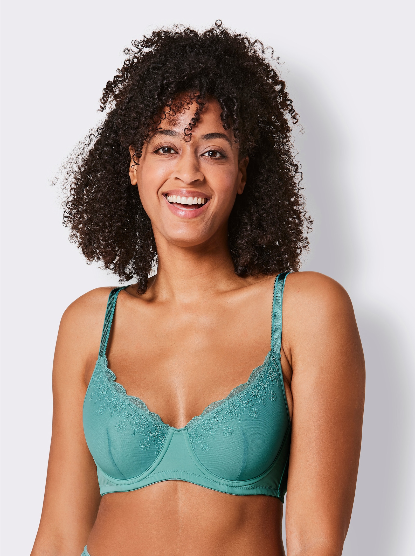 wäschepur Beha met cups en beugel - salie