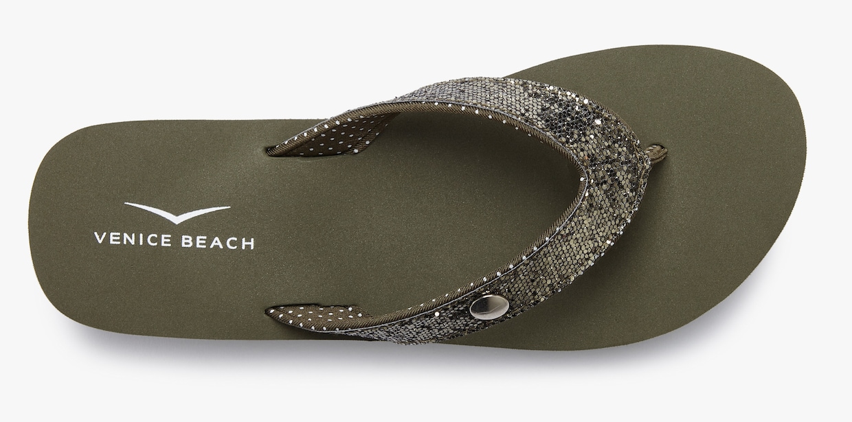 Venice Beach Tongs - vert olive