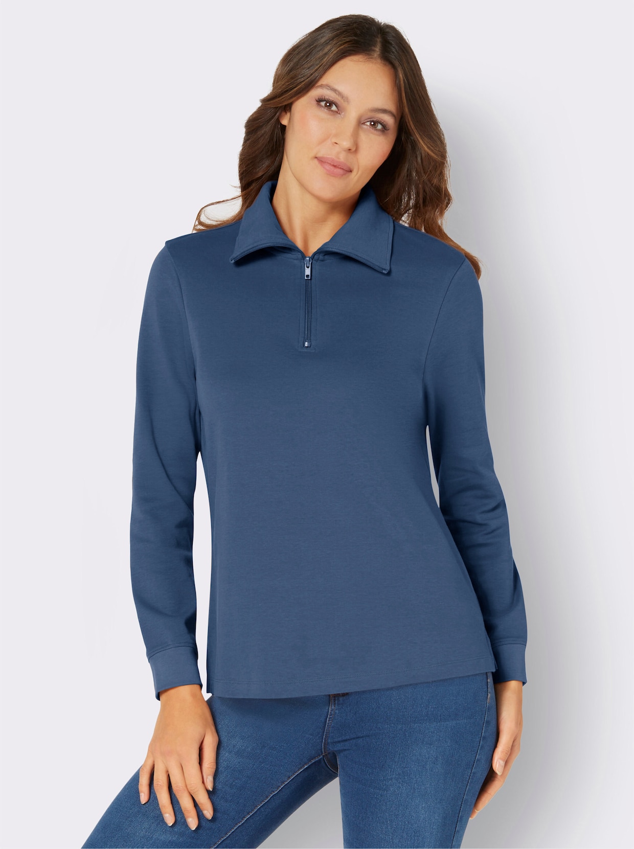 Sweatshirt - jeansblau