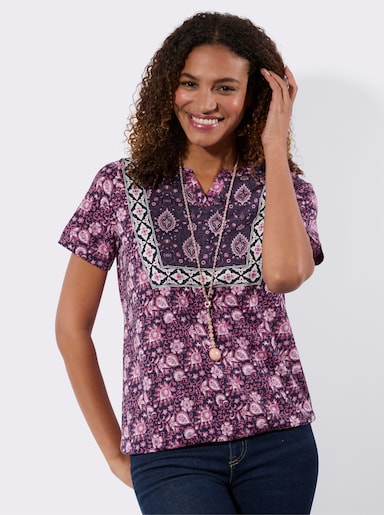 Shirt - erika-marine-bedruckt