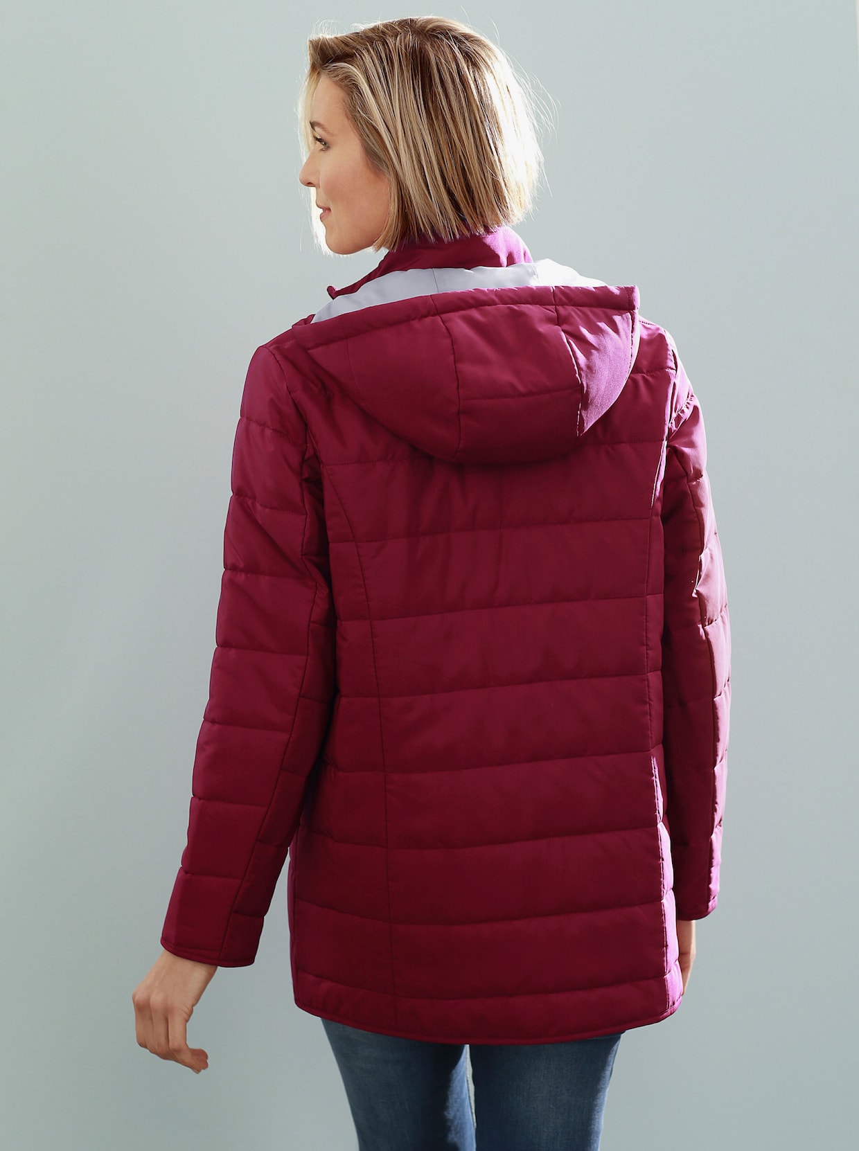 Steppjacke - bordeaux