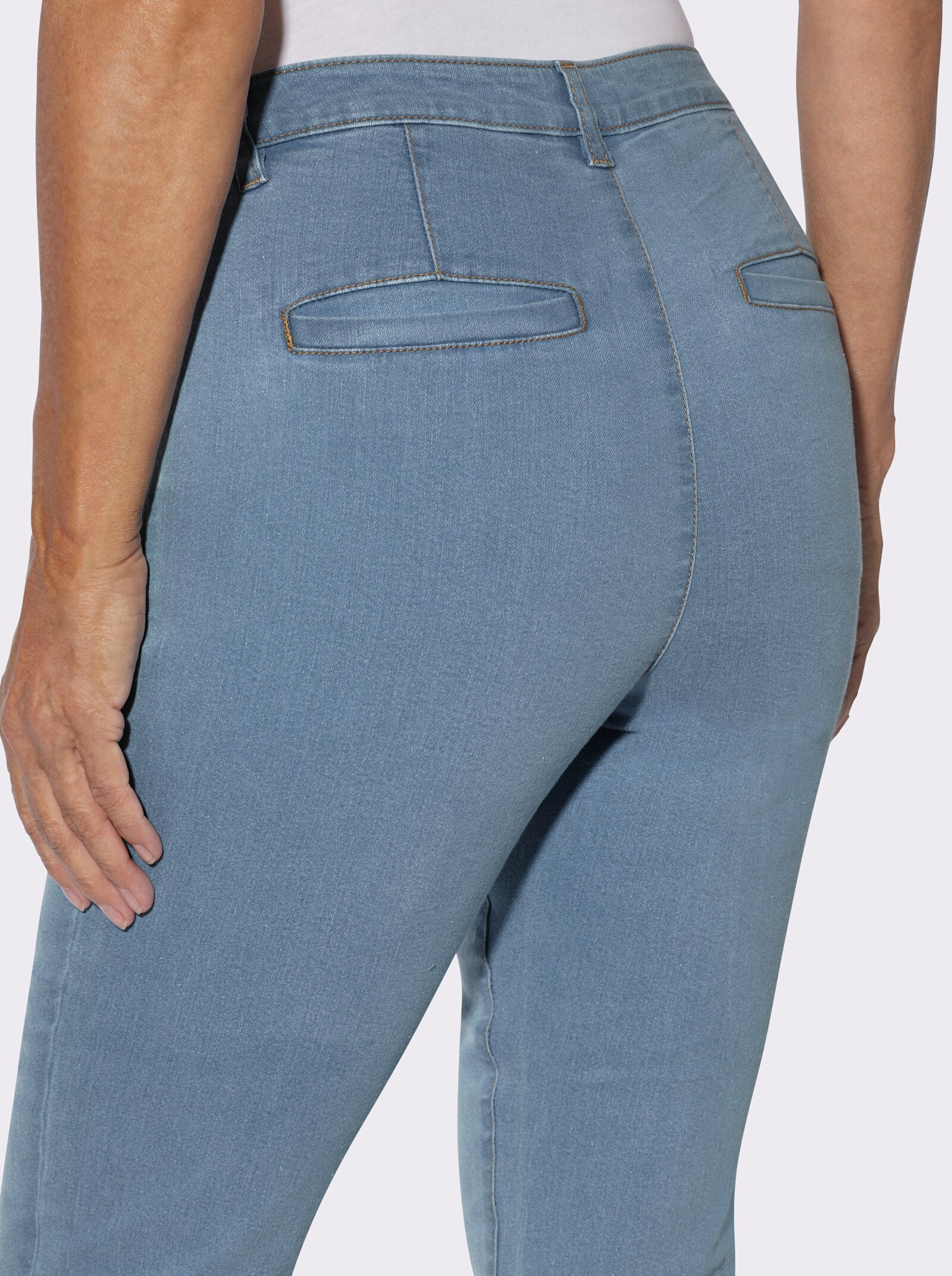 Chinohose in Denim-Qualität - blue-bleached