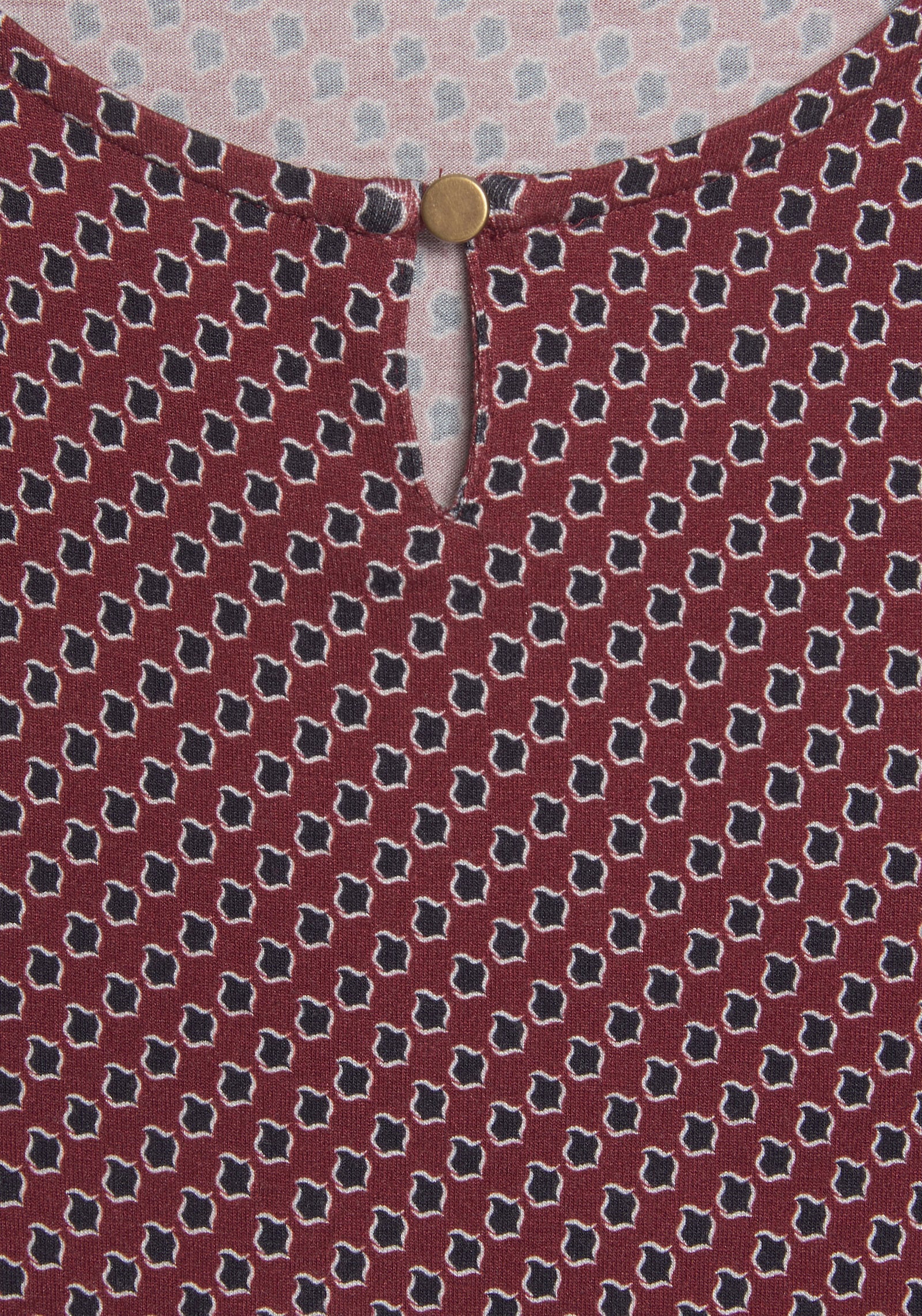 Vivance T-shirt à encolure ronde - mûre