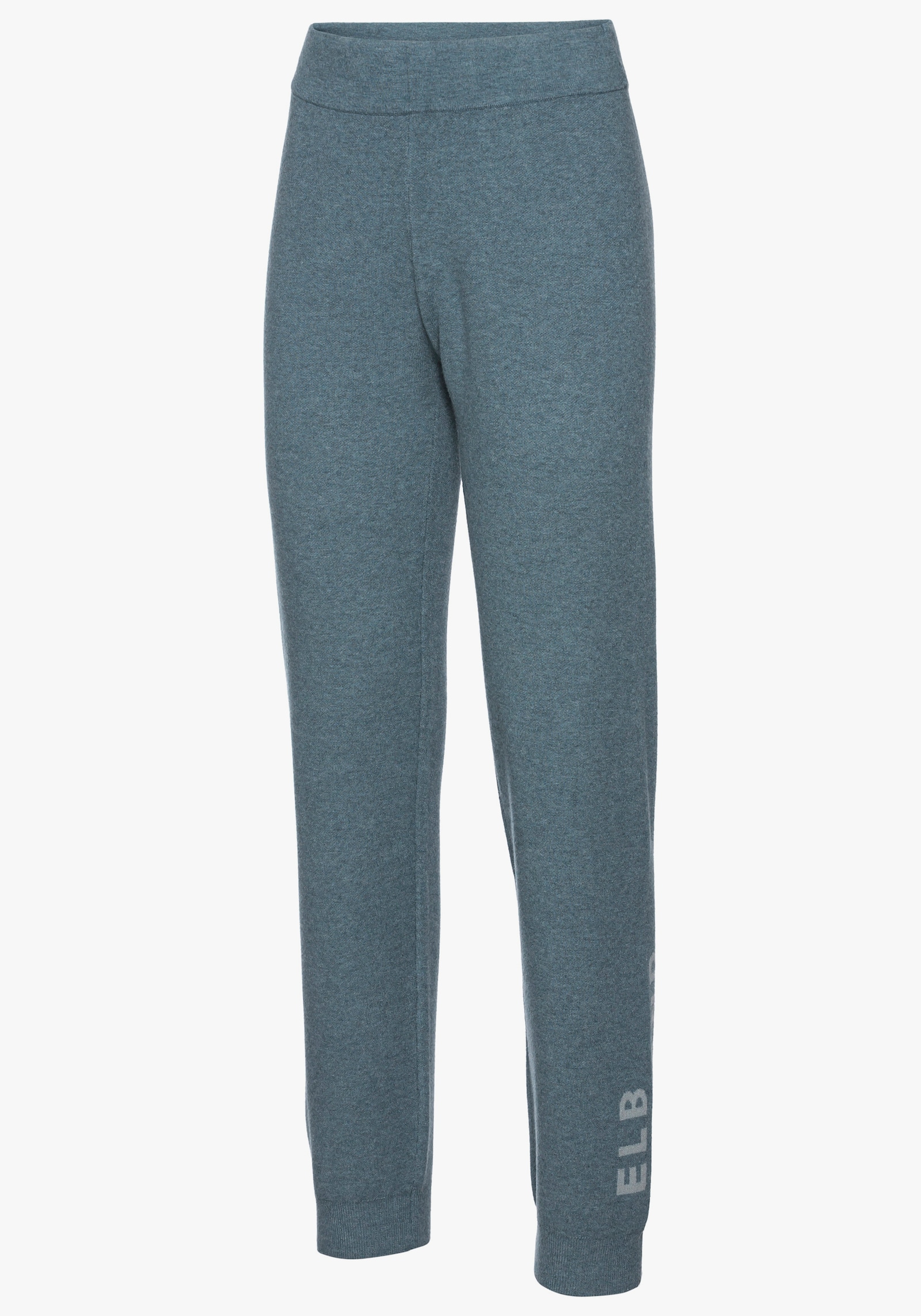 Elbsand Broek van tricot - petrol