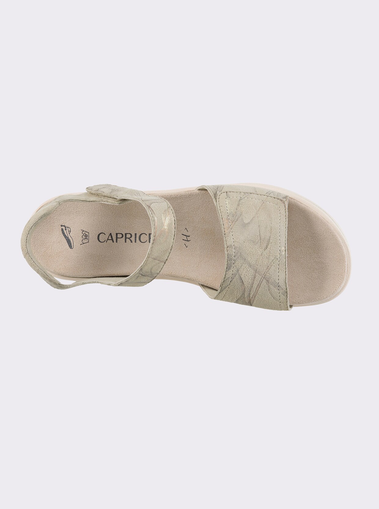 Caprice Sandalette - beige-gemustert