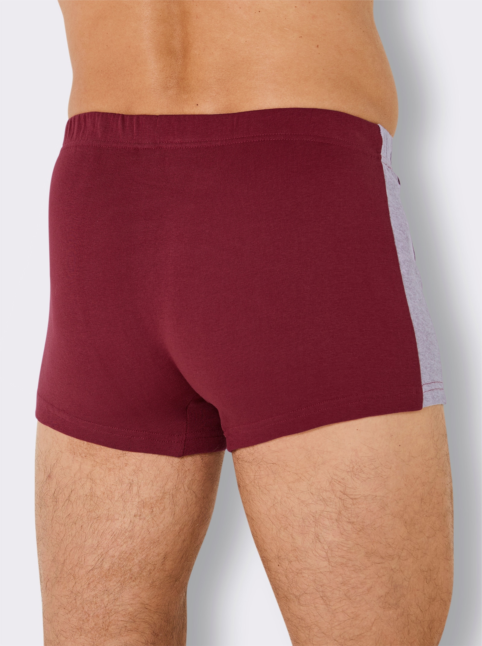 wäschepur men Pants - schwarz + marine + grau-meliert + dunkelrot