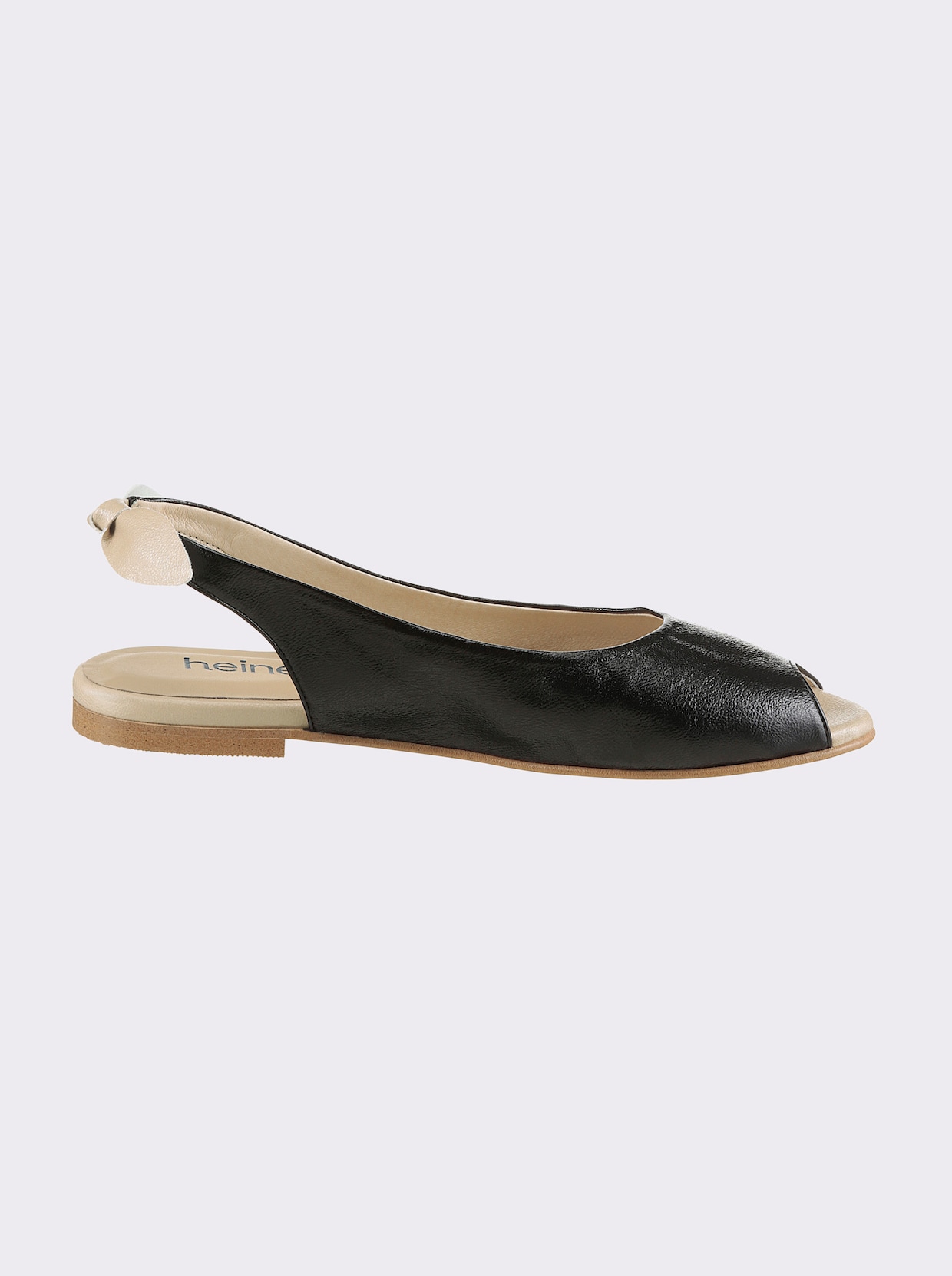 heine Slingballerina - schwarz-sand