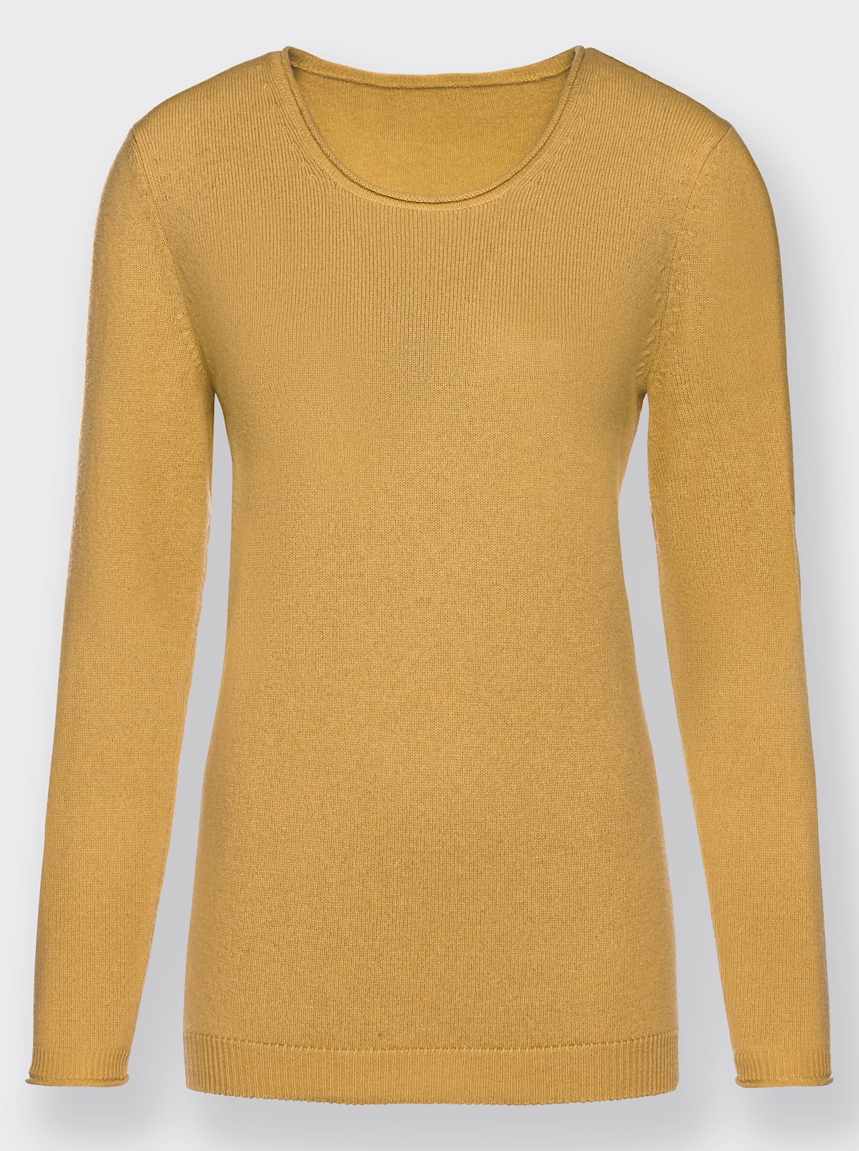 Pull en cachemire - ocre-chiné