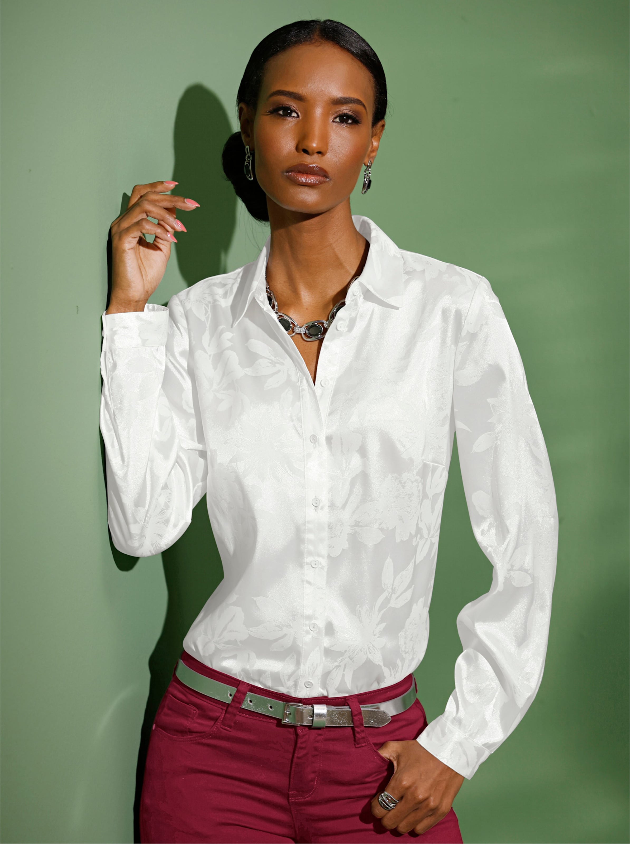 Jacquard blouse