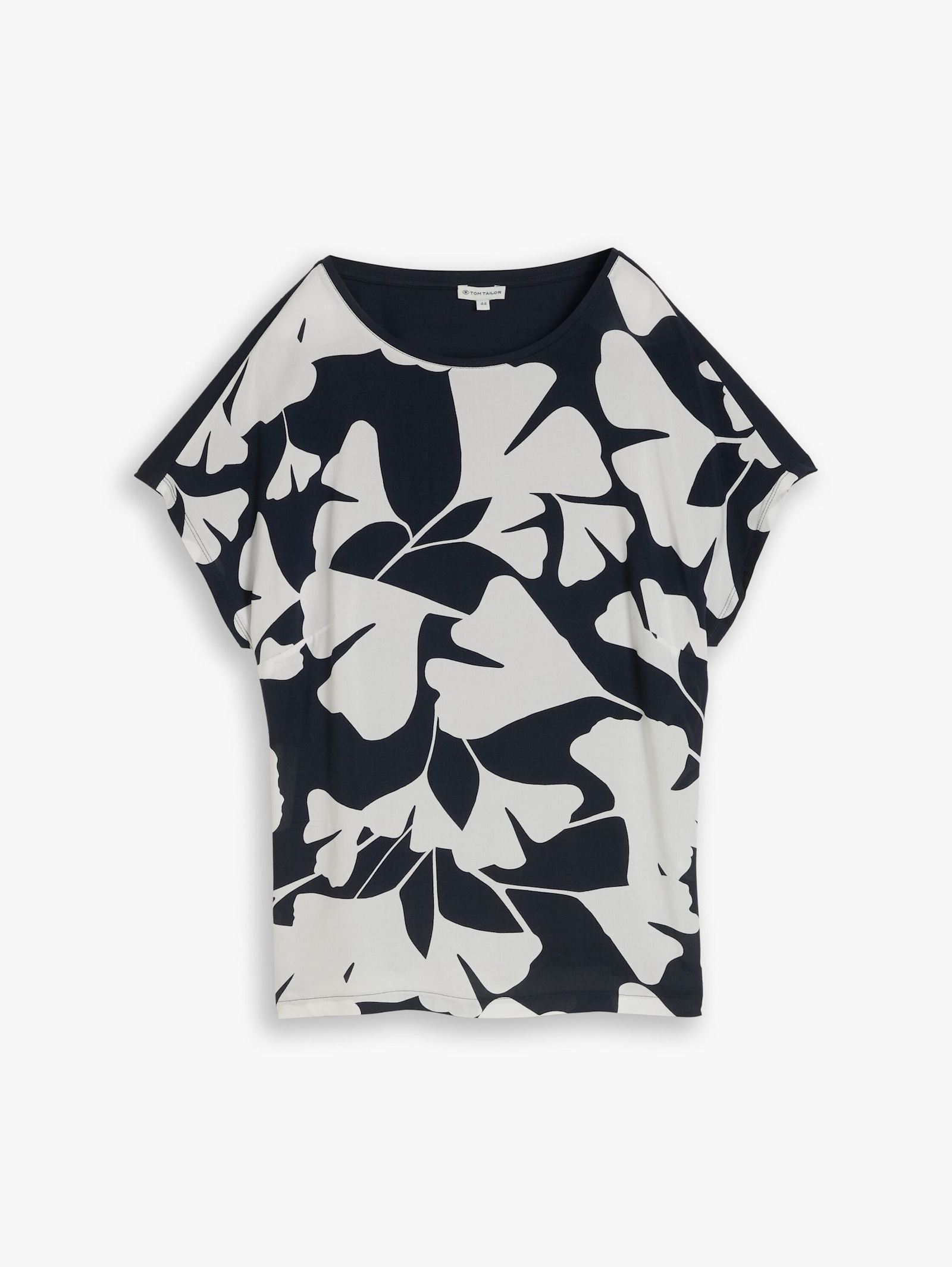 Kurzarmshirt - big navy ginkgo