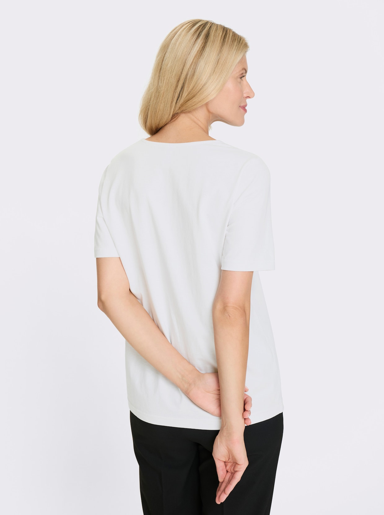 Kurzarmshirt - weiß