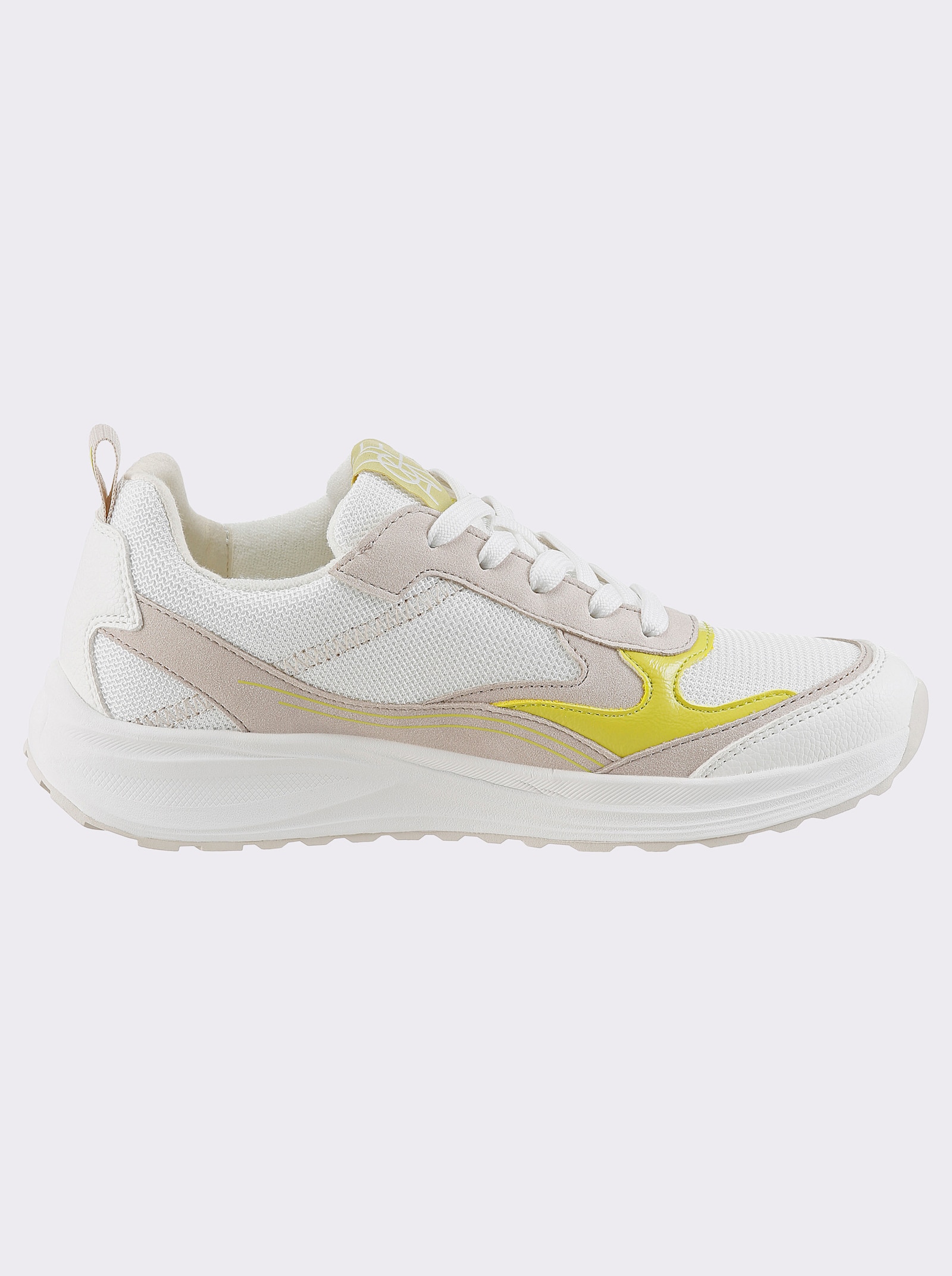 Waldläufer Sneaker mit floralem Print, von Waldläufer - weiß