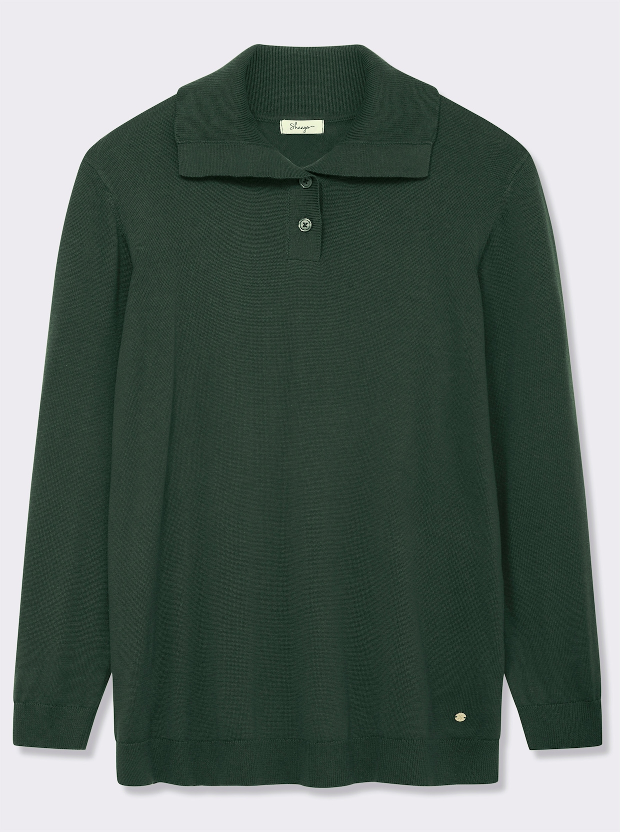 sheego Pullover - moos