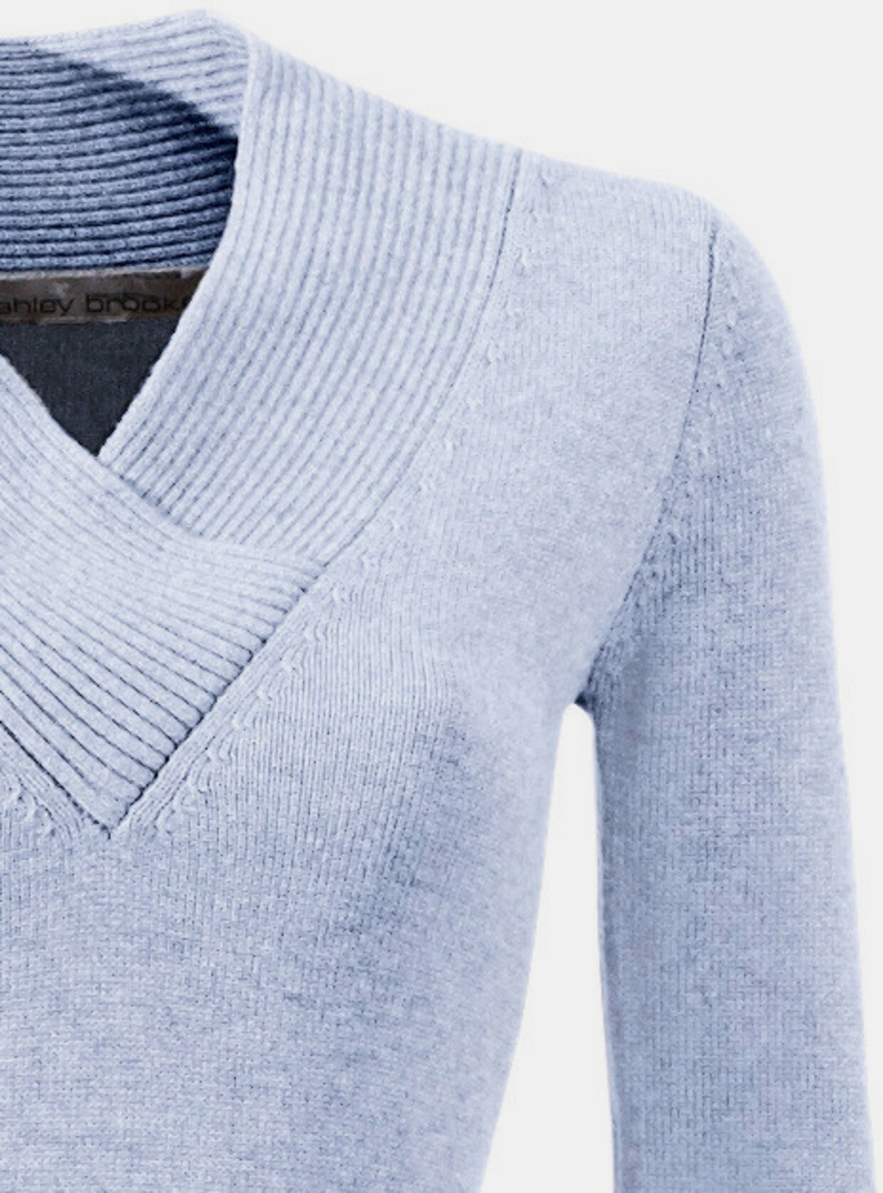 heine Pullover met V-hals - lichtblauw