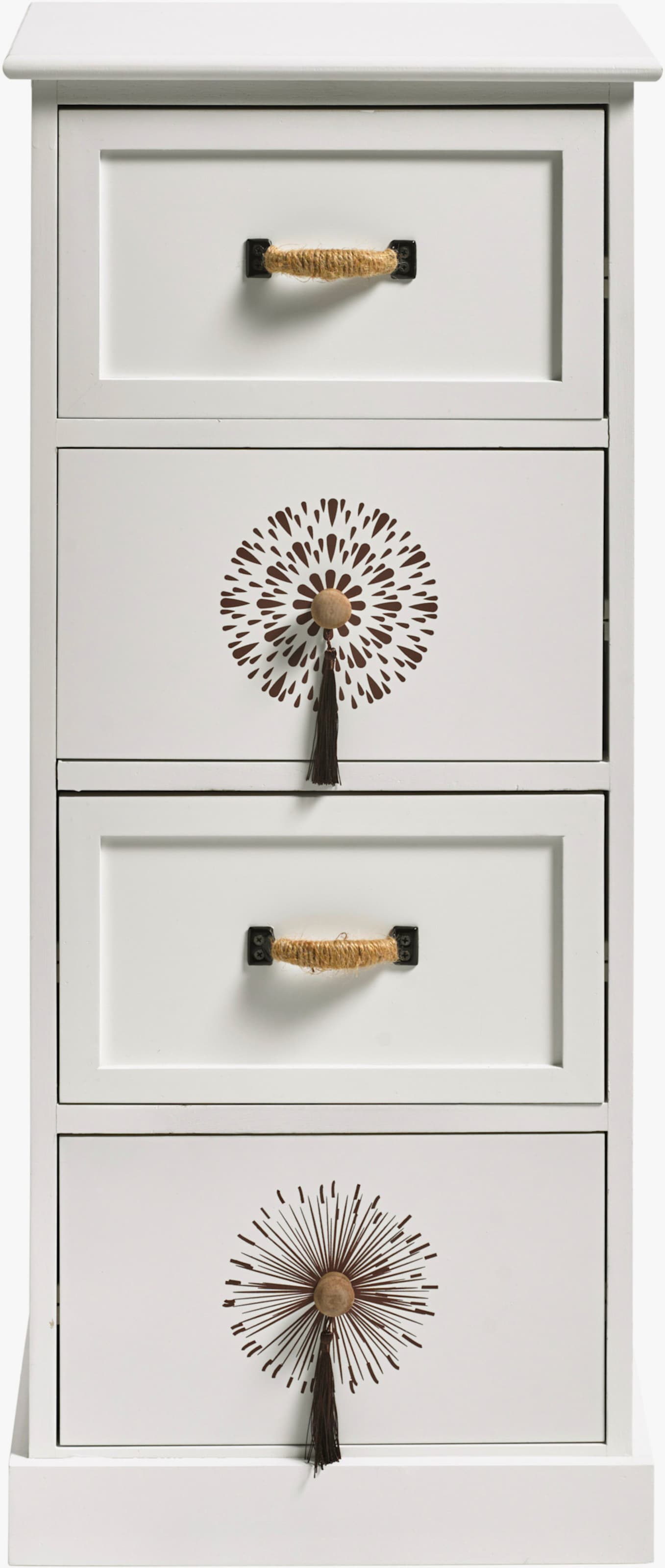 heine home Kommode - weiss-natur